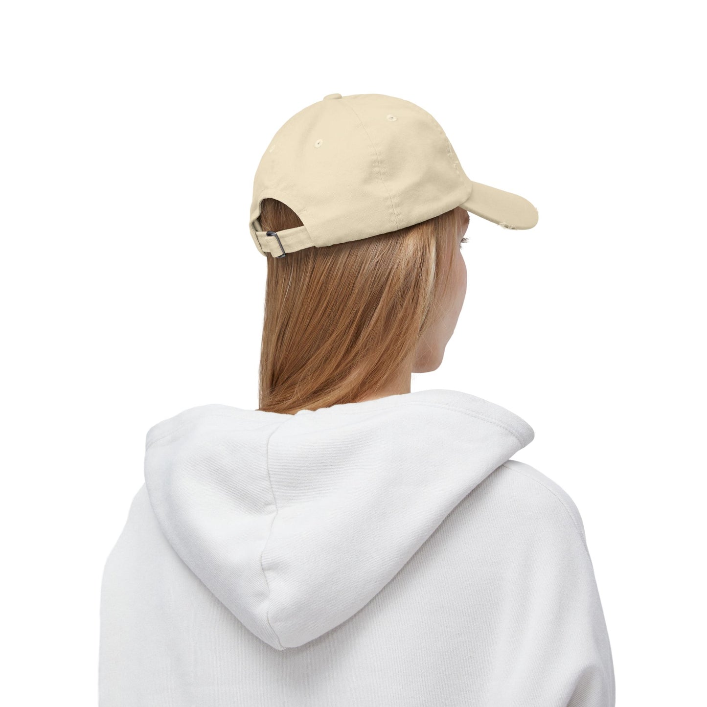 I  Mom Distressed Baseball Cap — Vintage Mom Hat for Mother’s Day