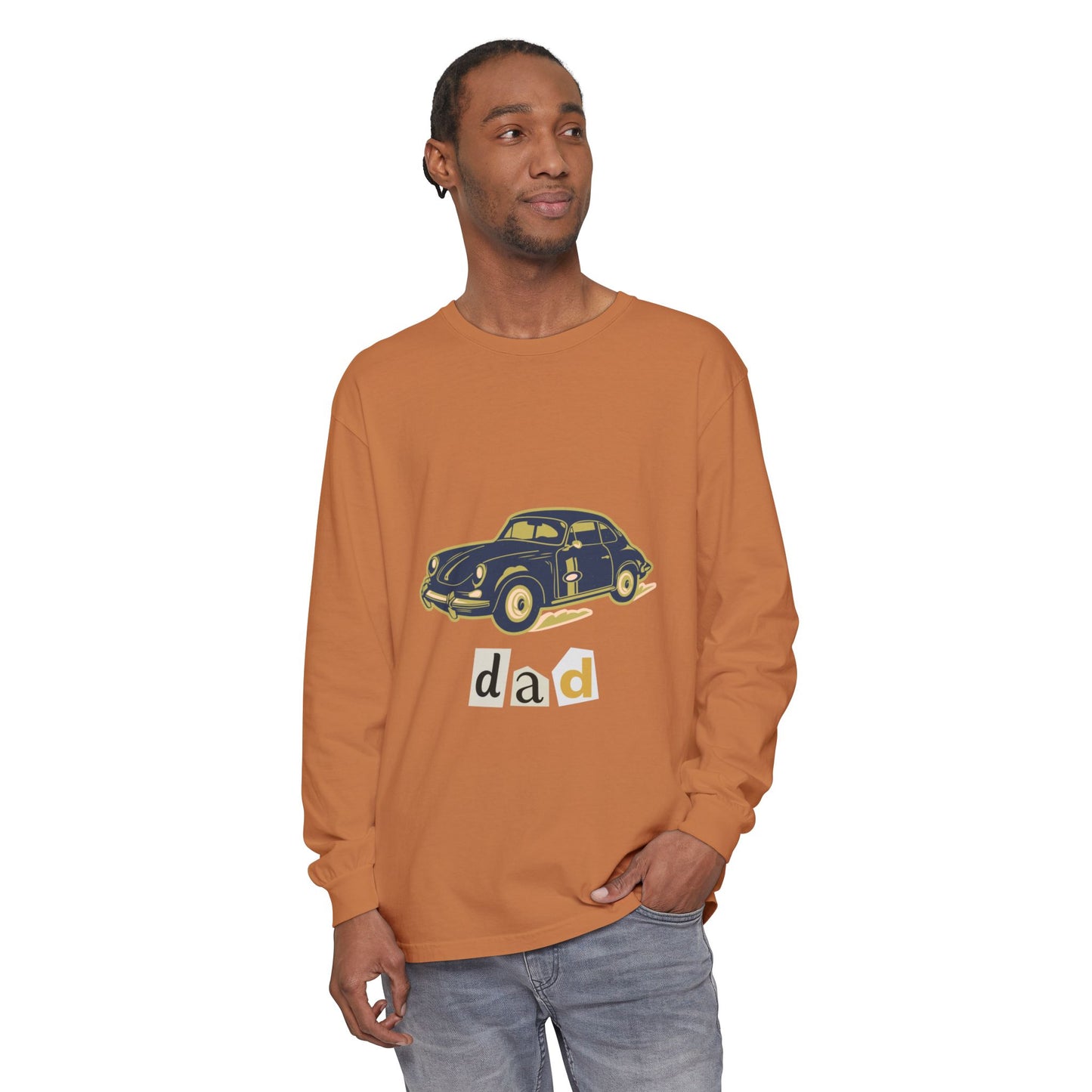 Vintage Car "dad" Long Sleeve T-Shirt