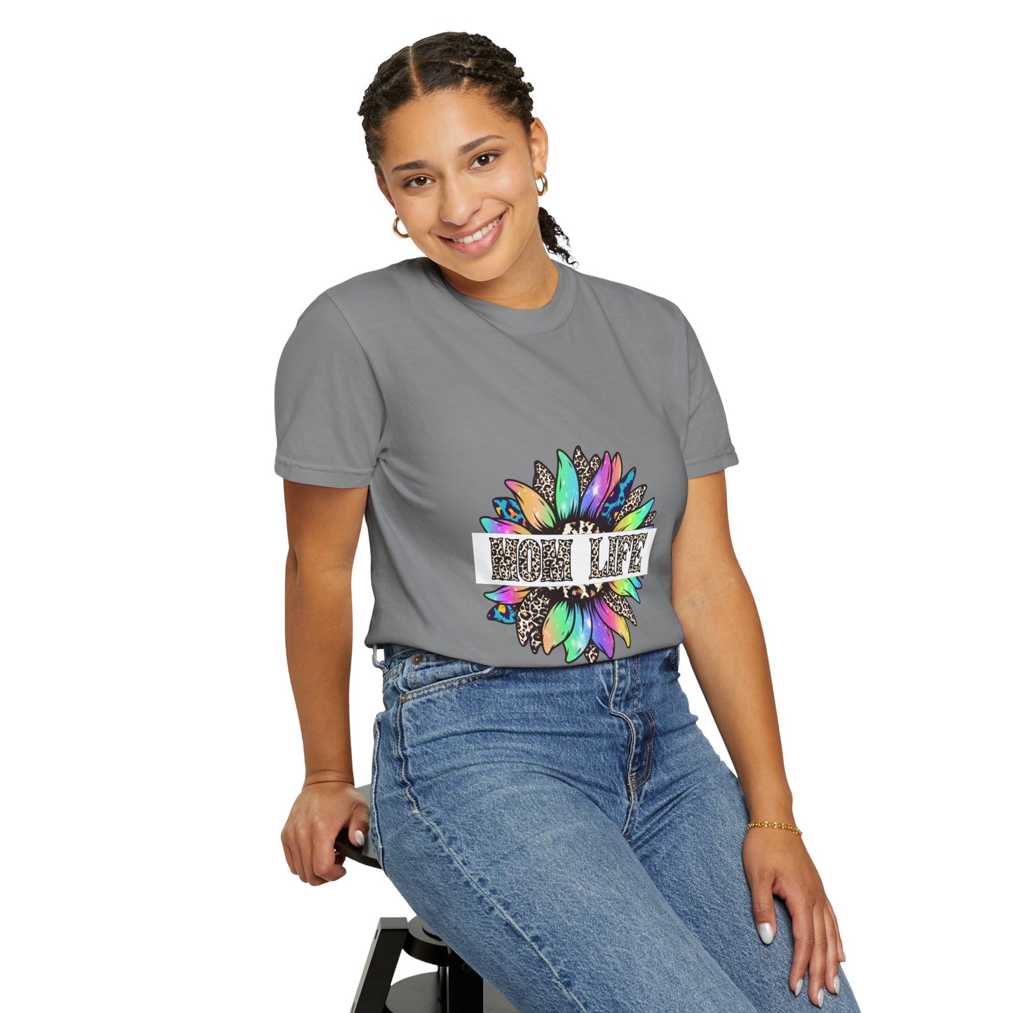 High Life Floral T-Shirt — Colorful Mandala Graphic Tee