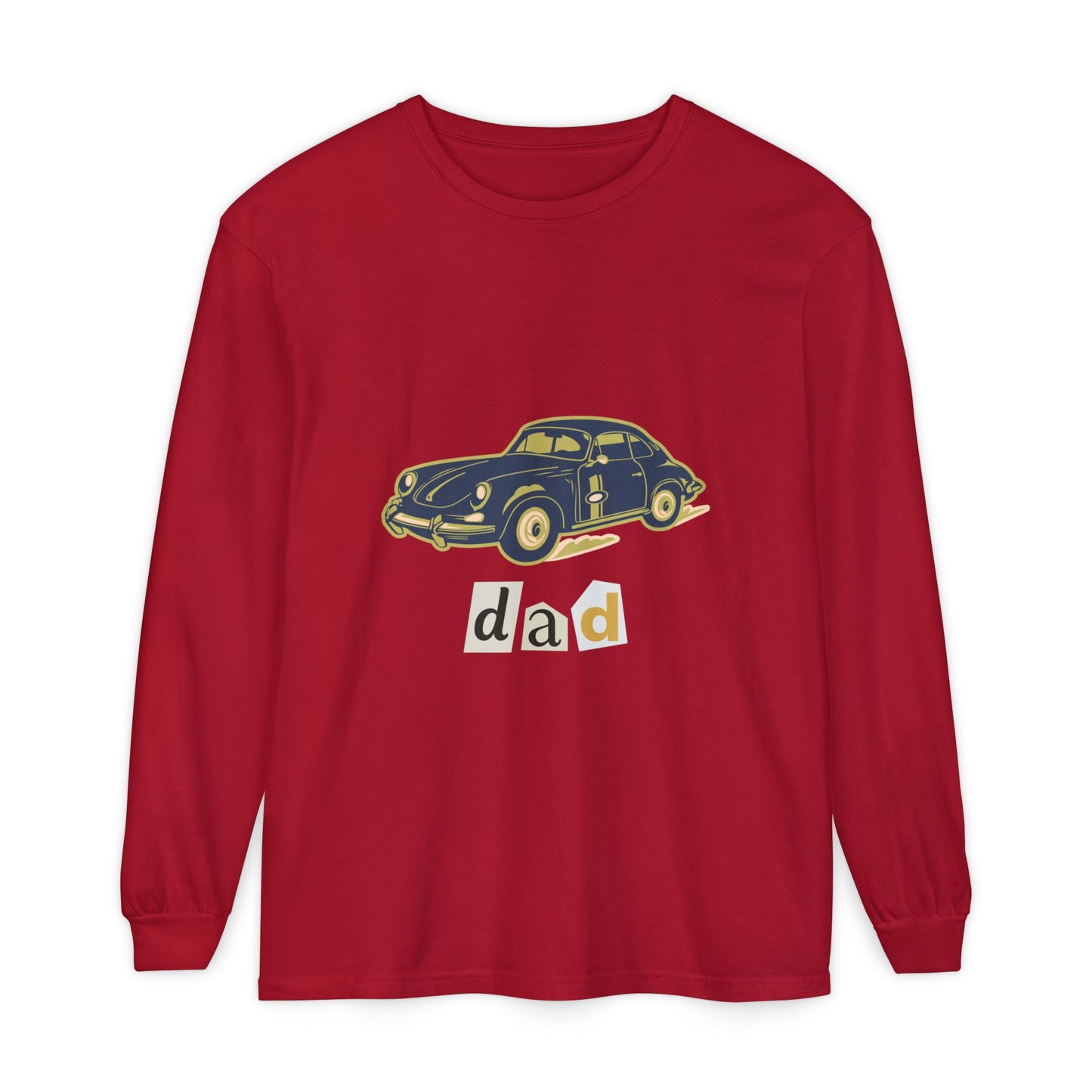 Vintage Car "dad" Long Sleeve T-Shirt