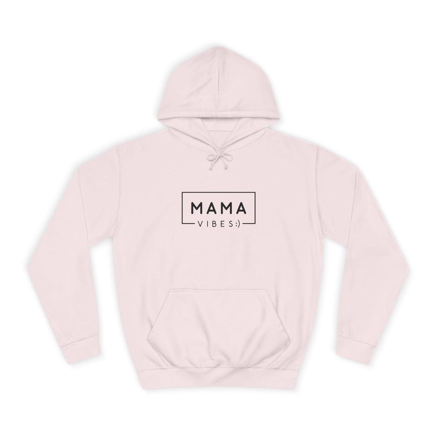 Mama Minimalist Hoodie — Simple 'MAMA' Script Pullover for New Moms & Mother's Day Gift