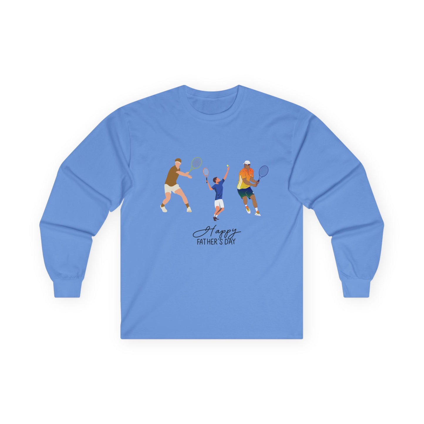 Father's Day Tennis Family Long Sleeve Tee