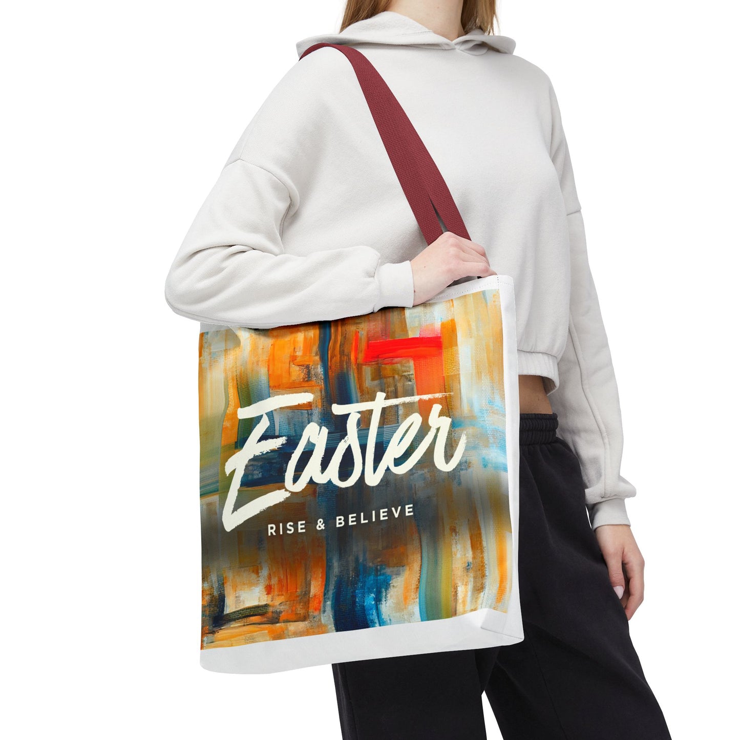 Easter Abstract Art Tote