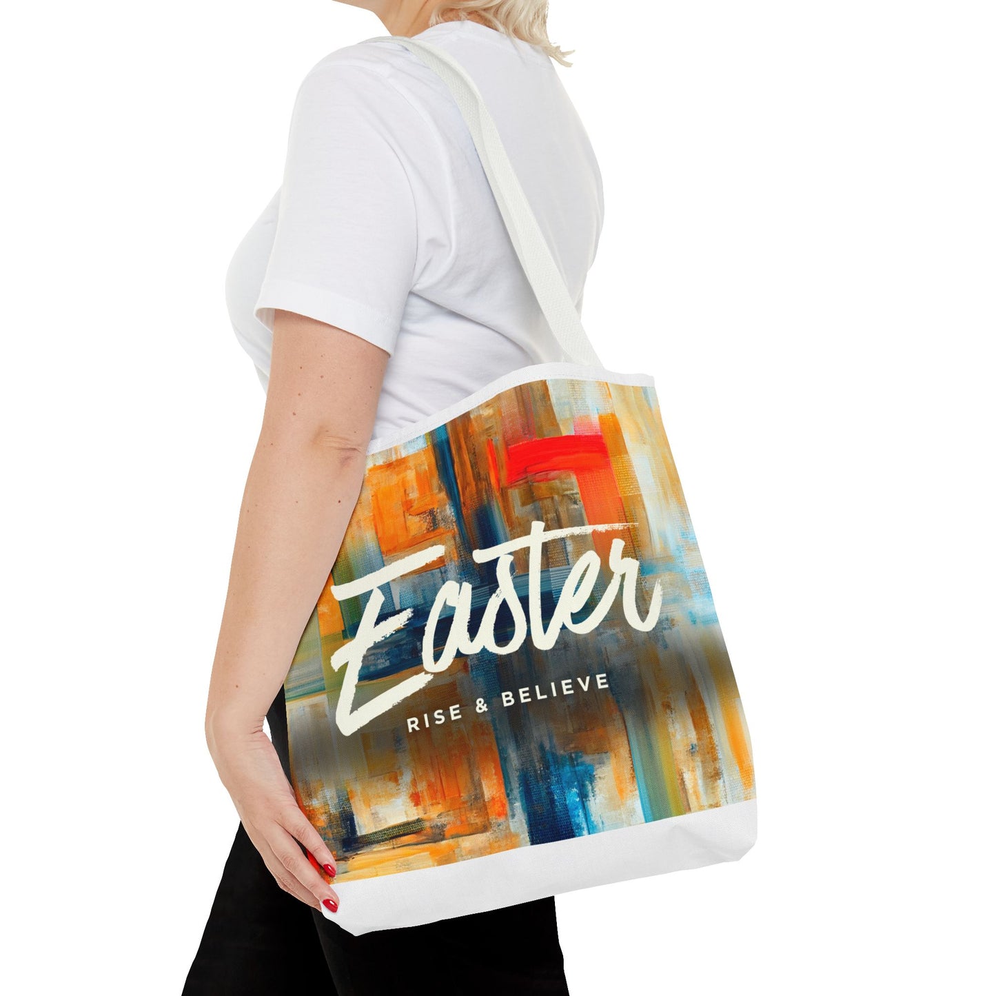 Easter Abstract Art Tote