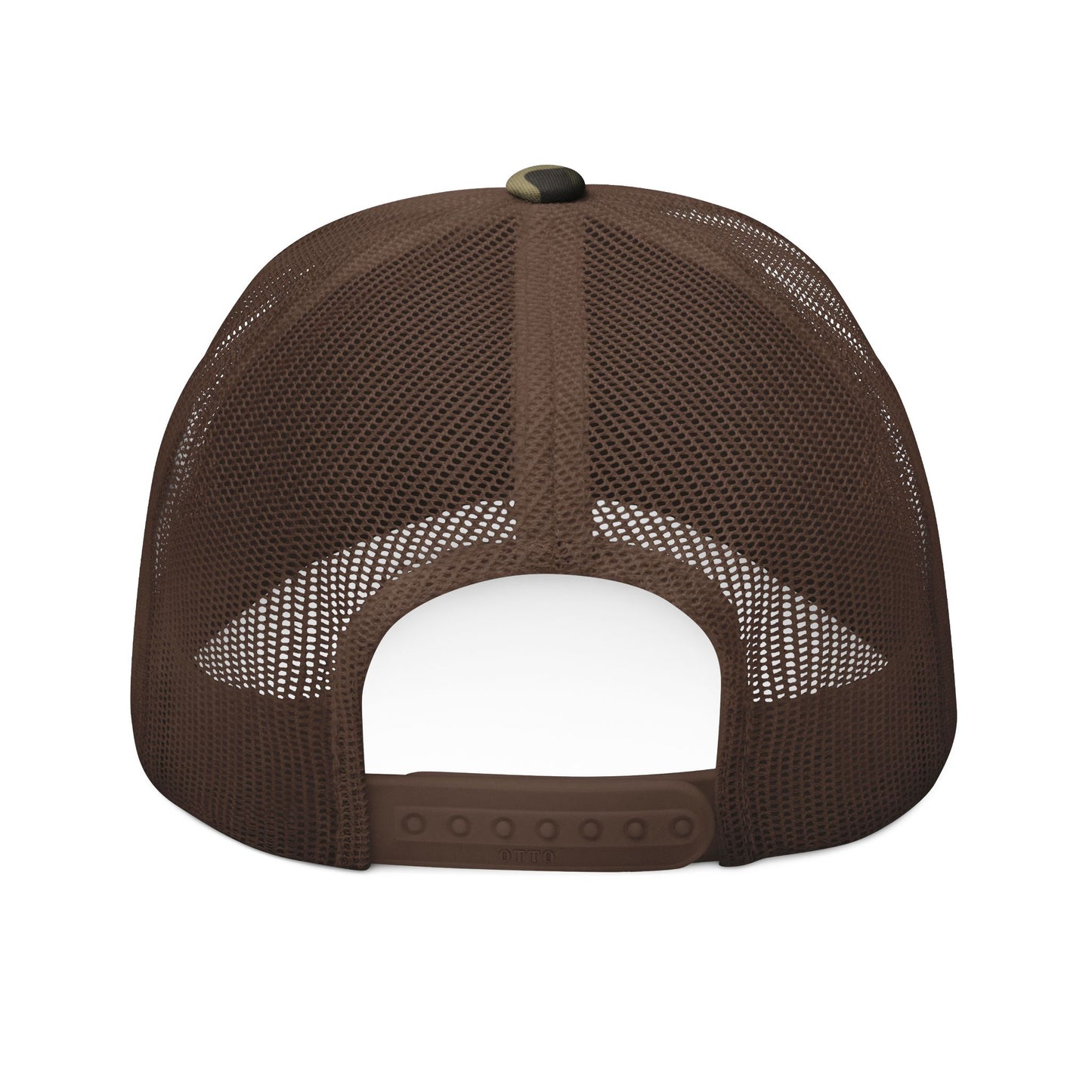 Camouflage Trucker Hat — Embroidered "DAD" Patch
