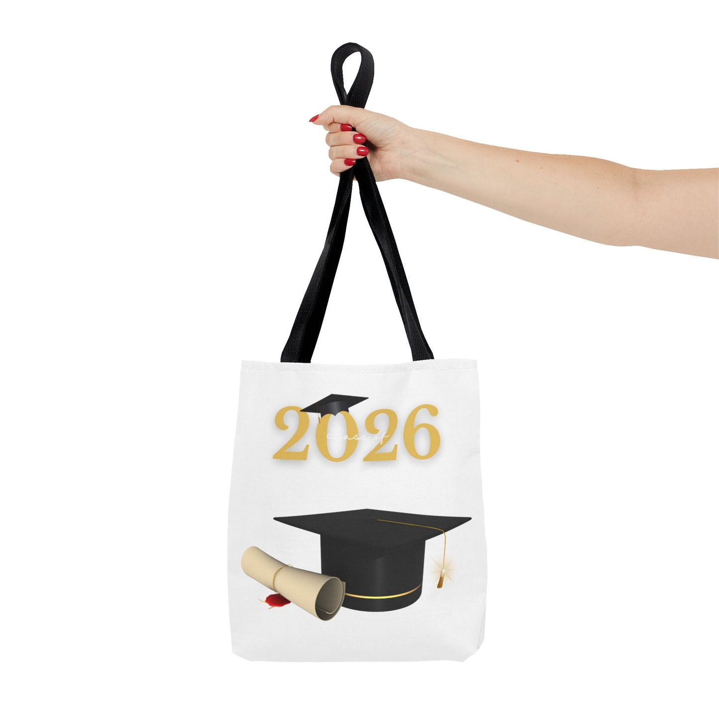 2026 Graduation Tote Bag – Class of 2026 Cap & Diploma Celebration Bag