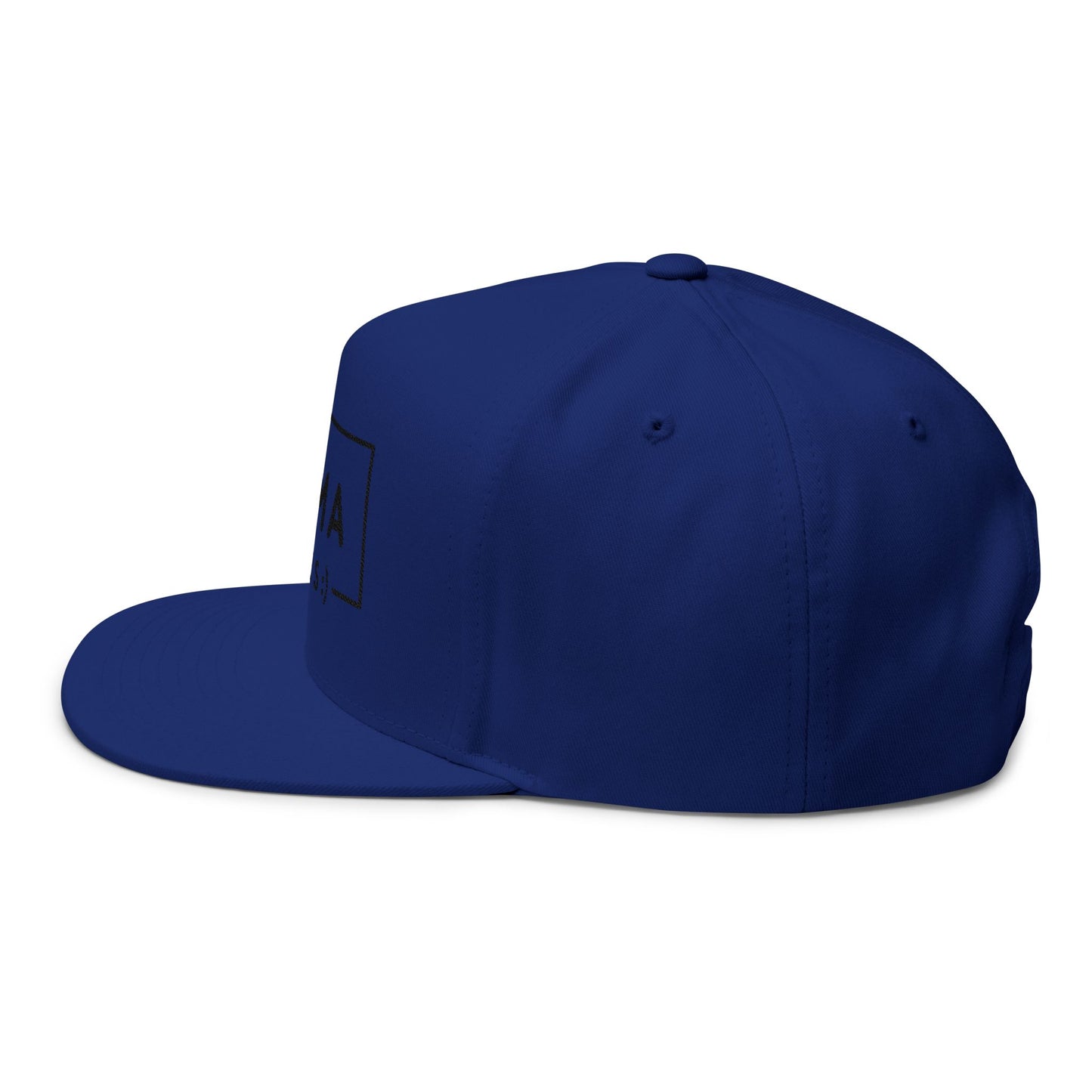 Mama Vibes Embroidered Flat Bill Cap