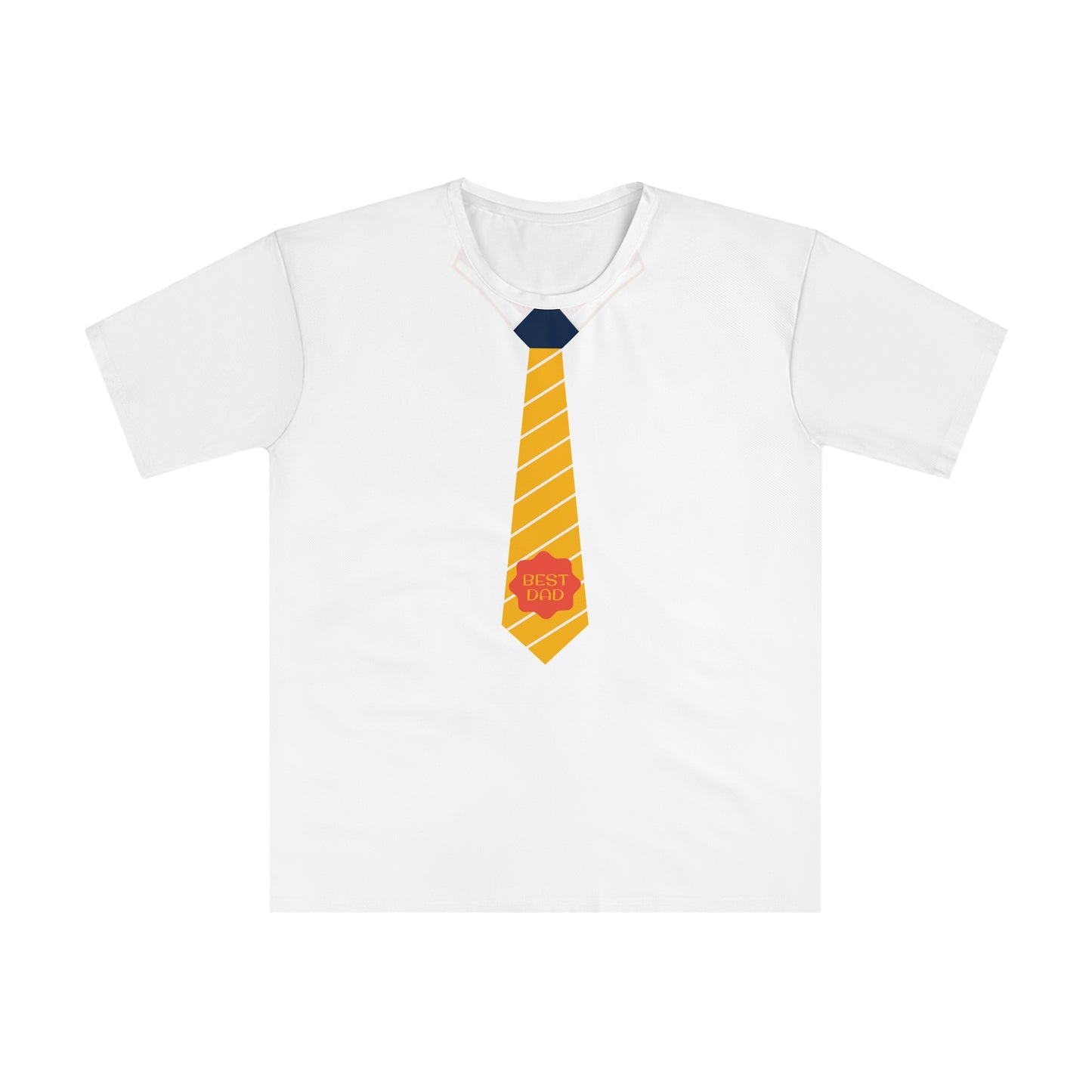 Funny Father's Day T-Shirt, Loose Fit Graphic Tee, Gift for Dad, Casual Summer Shirt, Tie Design Shirt