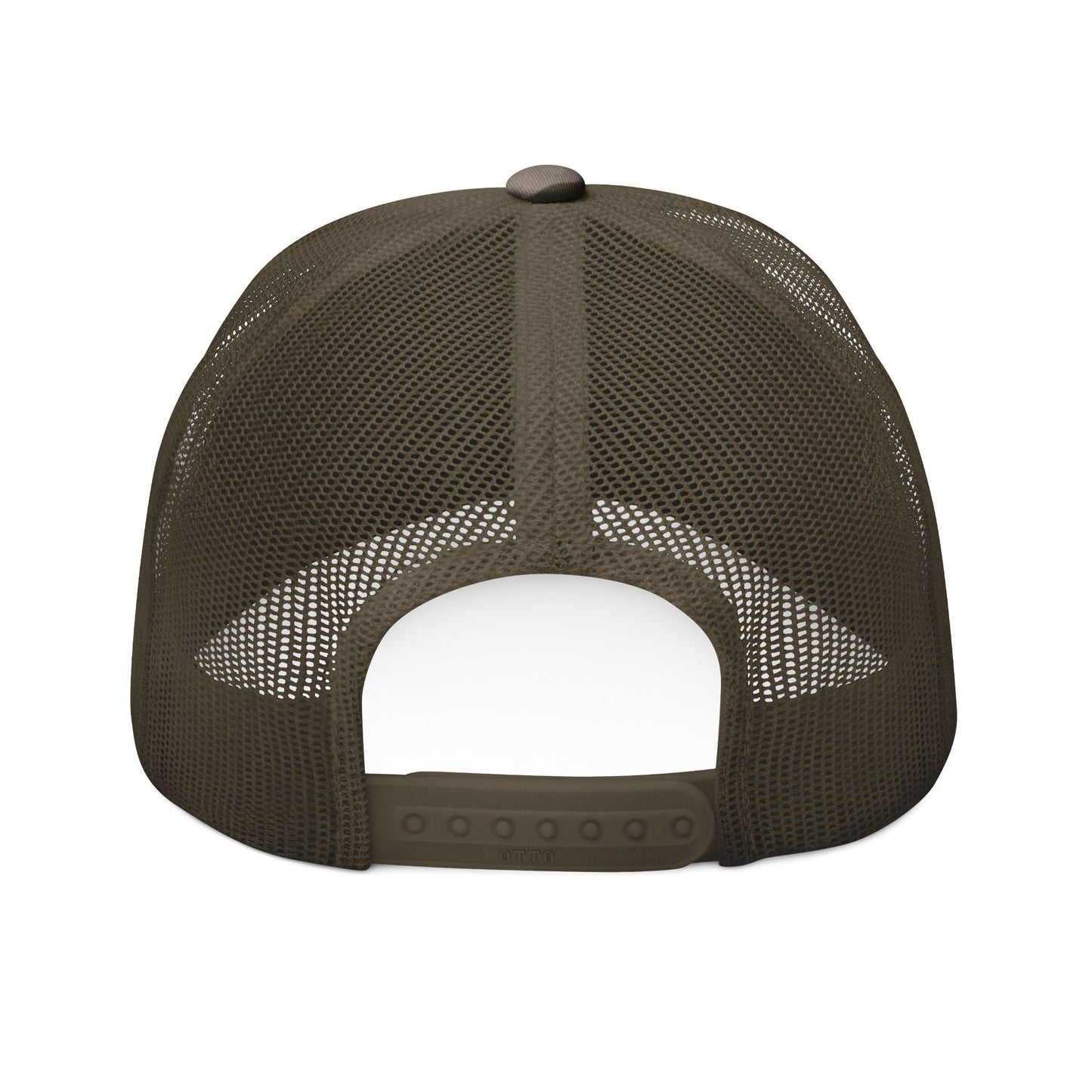 Camouflage Trucker Hat — Embroidered "DAD" Patch