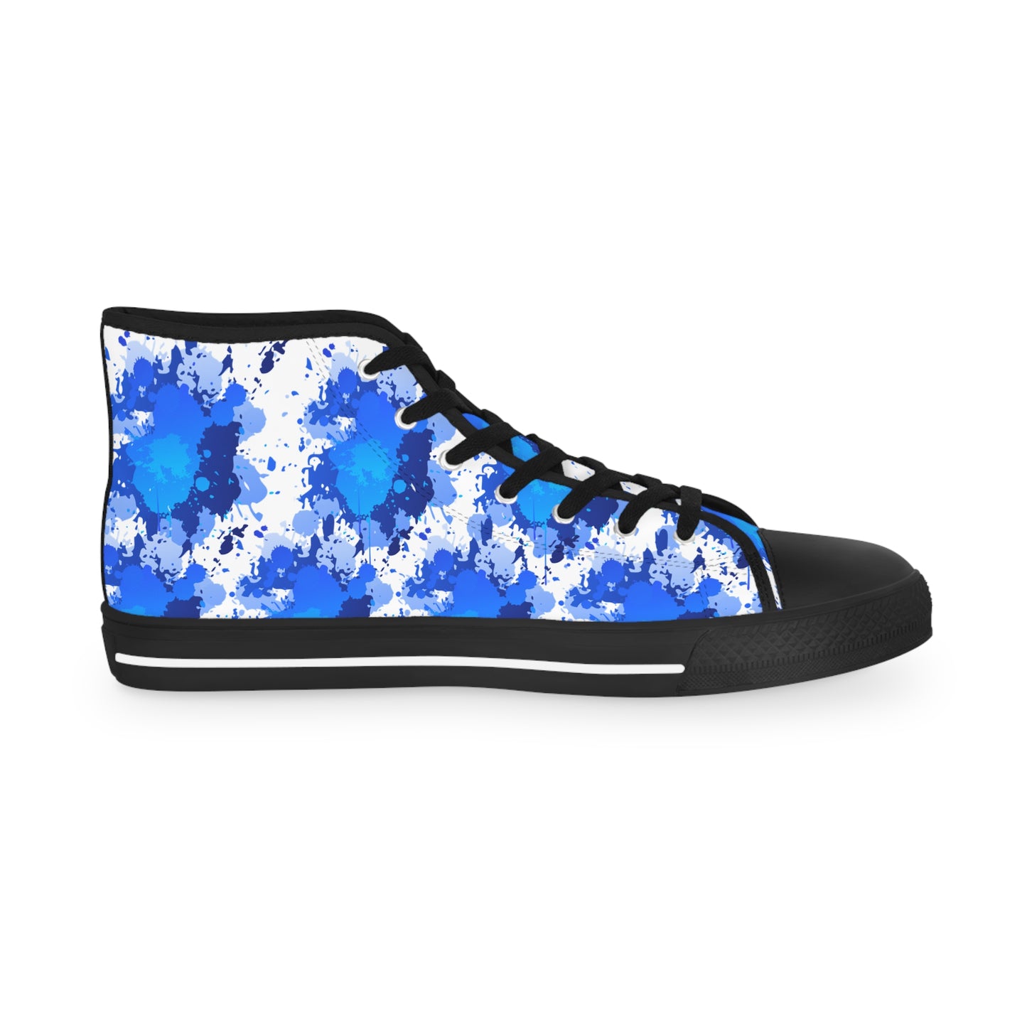 Blue Cloud Tie-Dye High Top Sneakers