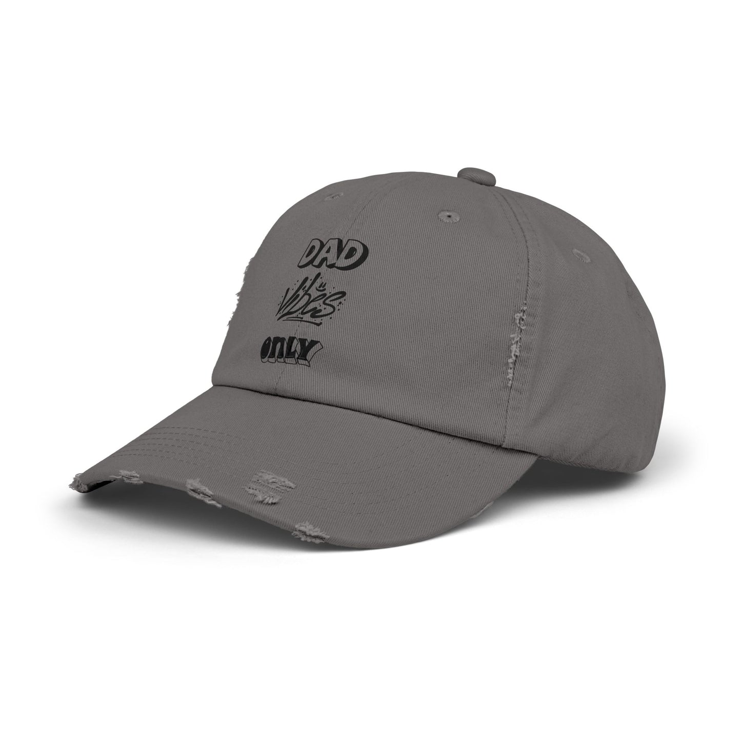 Dad Vibes Only Distressed Cap