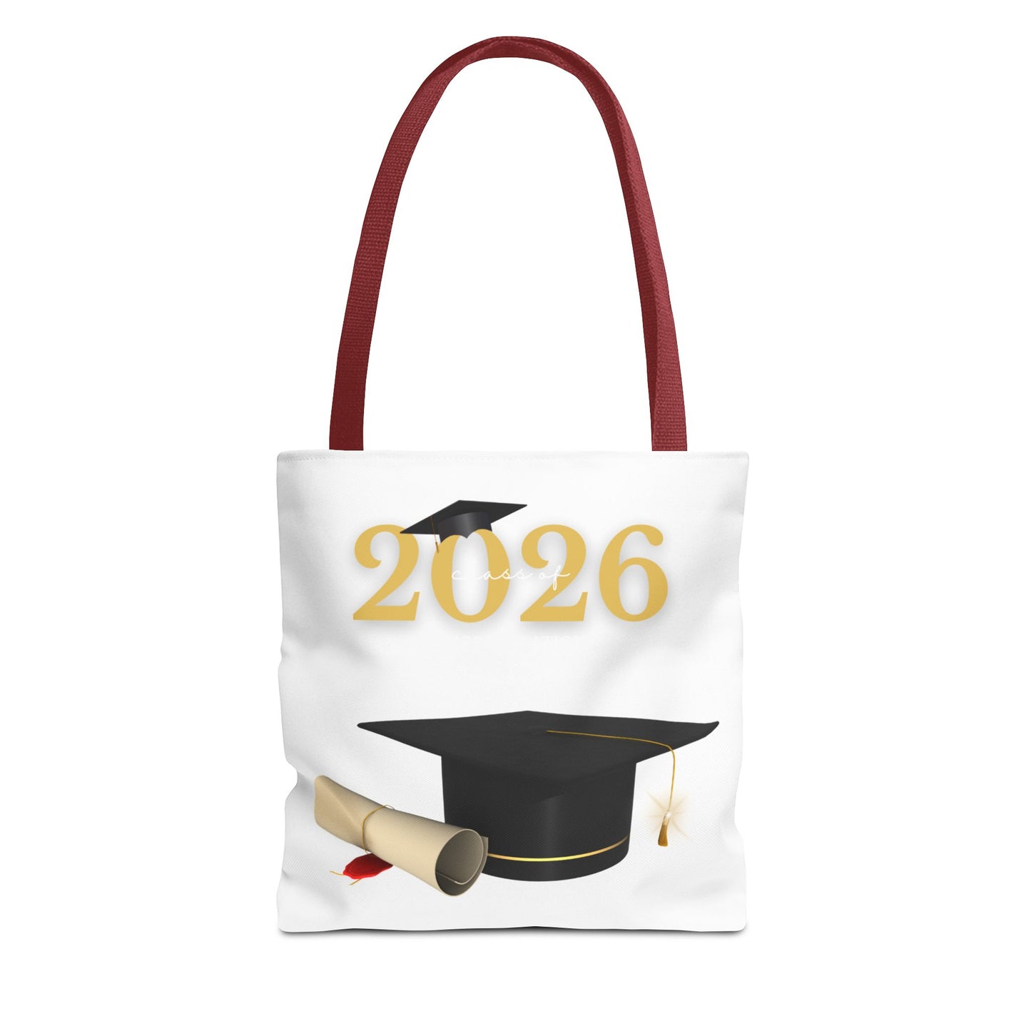 2026 Graduation Tote Bag – Class of 2026 Cap & Diploma Celebration Bag