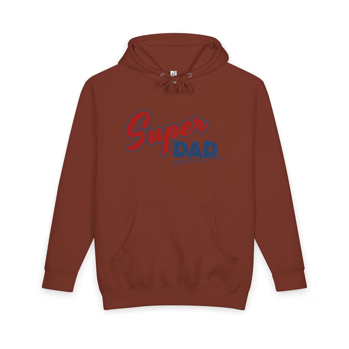 Super Dad Hoodie — Retro Script Fathers Day Pullover
