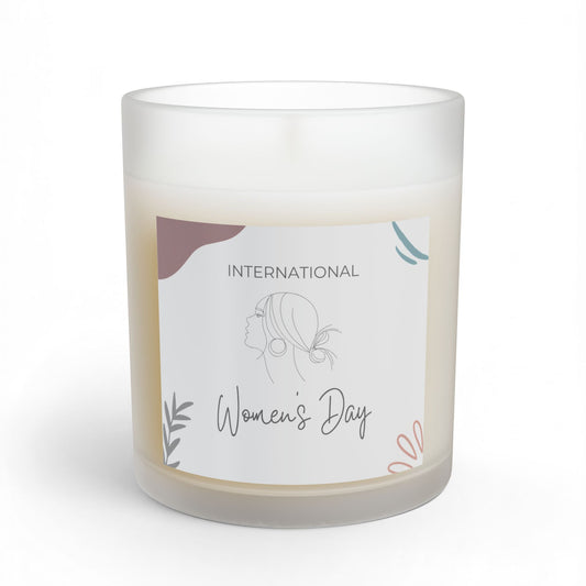 International Women's Day Glass Candle — 11 oz Celebrate Women Scented Candle