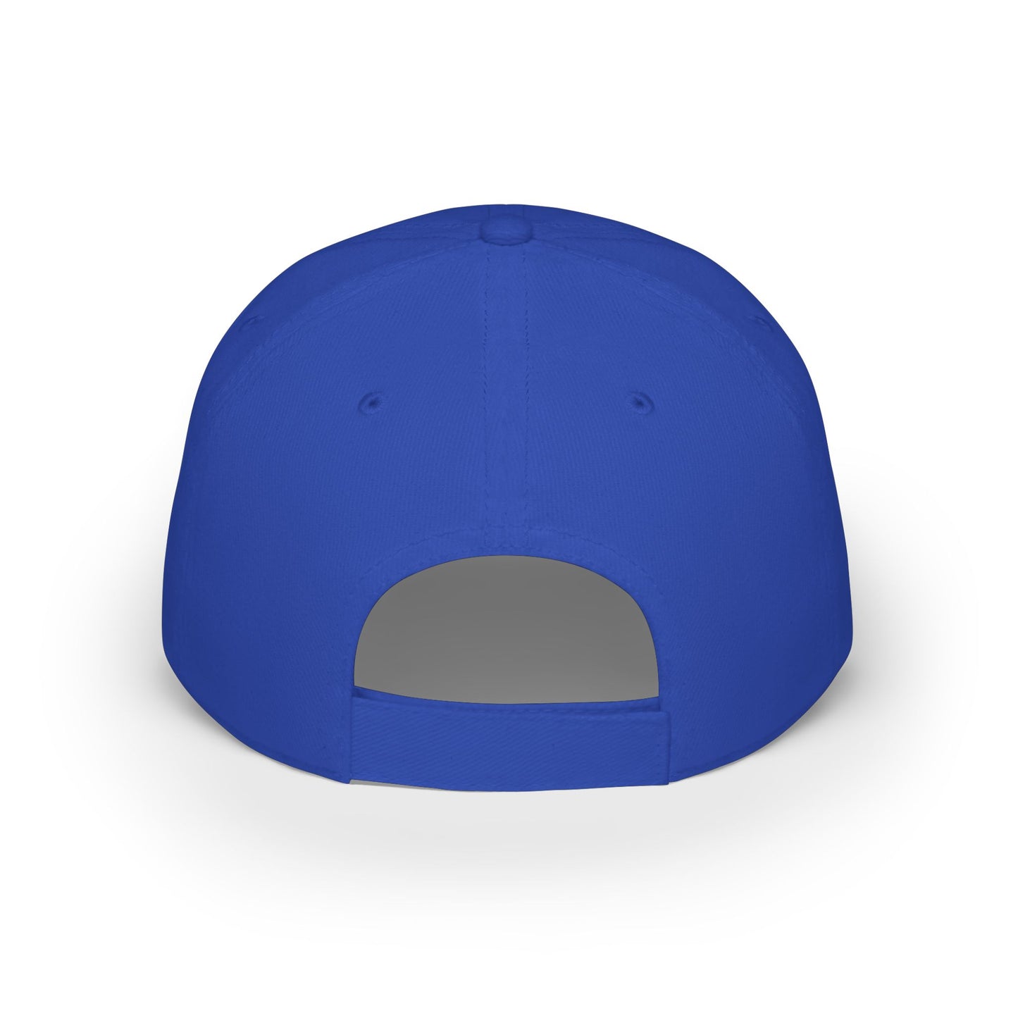Queen Crown Baseball Cap — Red Low Profile Hat with Gold "QUEEN" Text