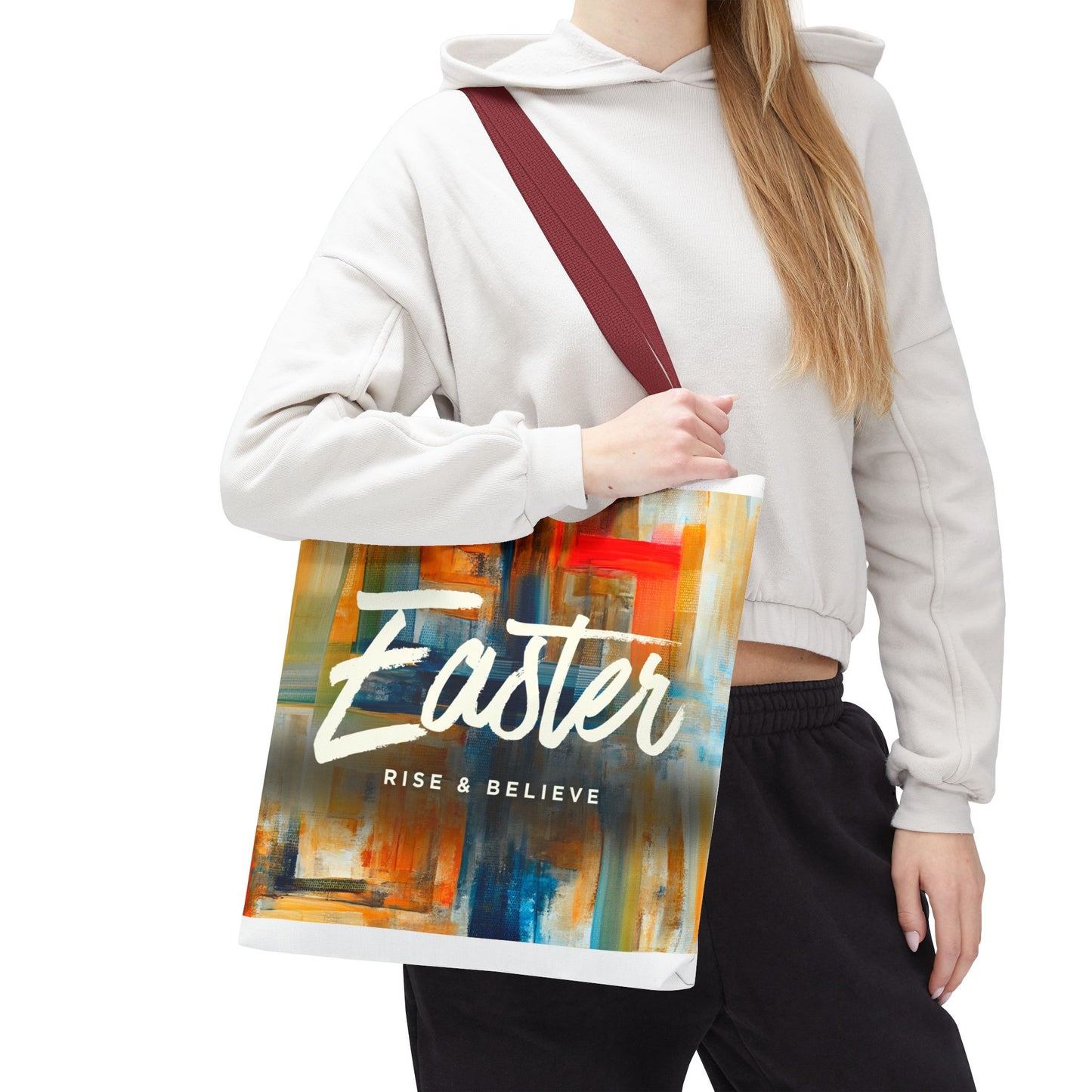 Easter Abstract Art Tote