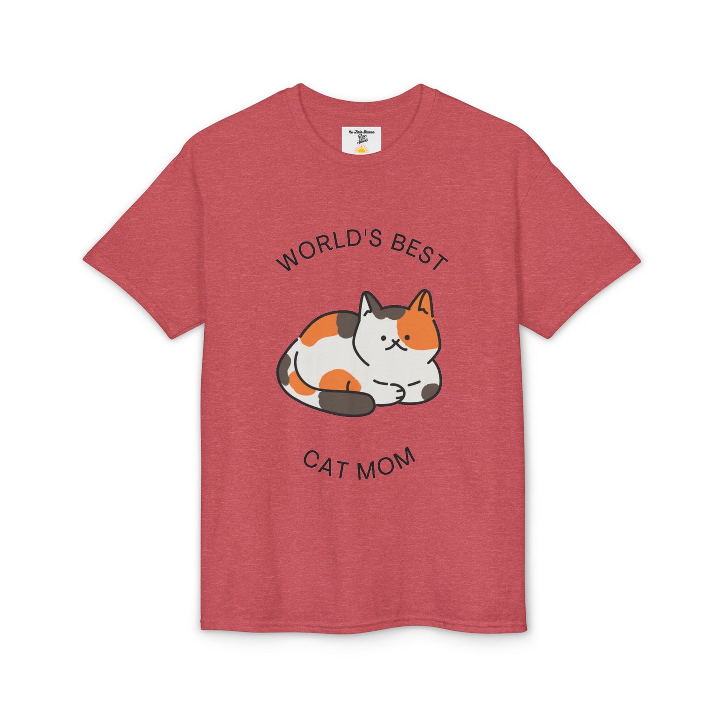 World's Best Cat Mom T-Shirt — Cute Calico Cat Tee for Cat Lovers