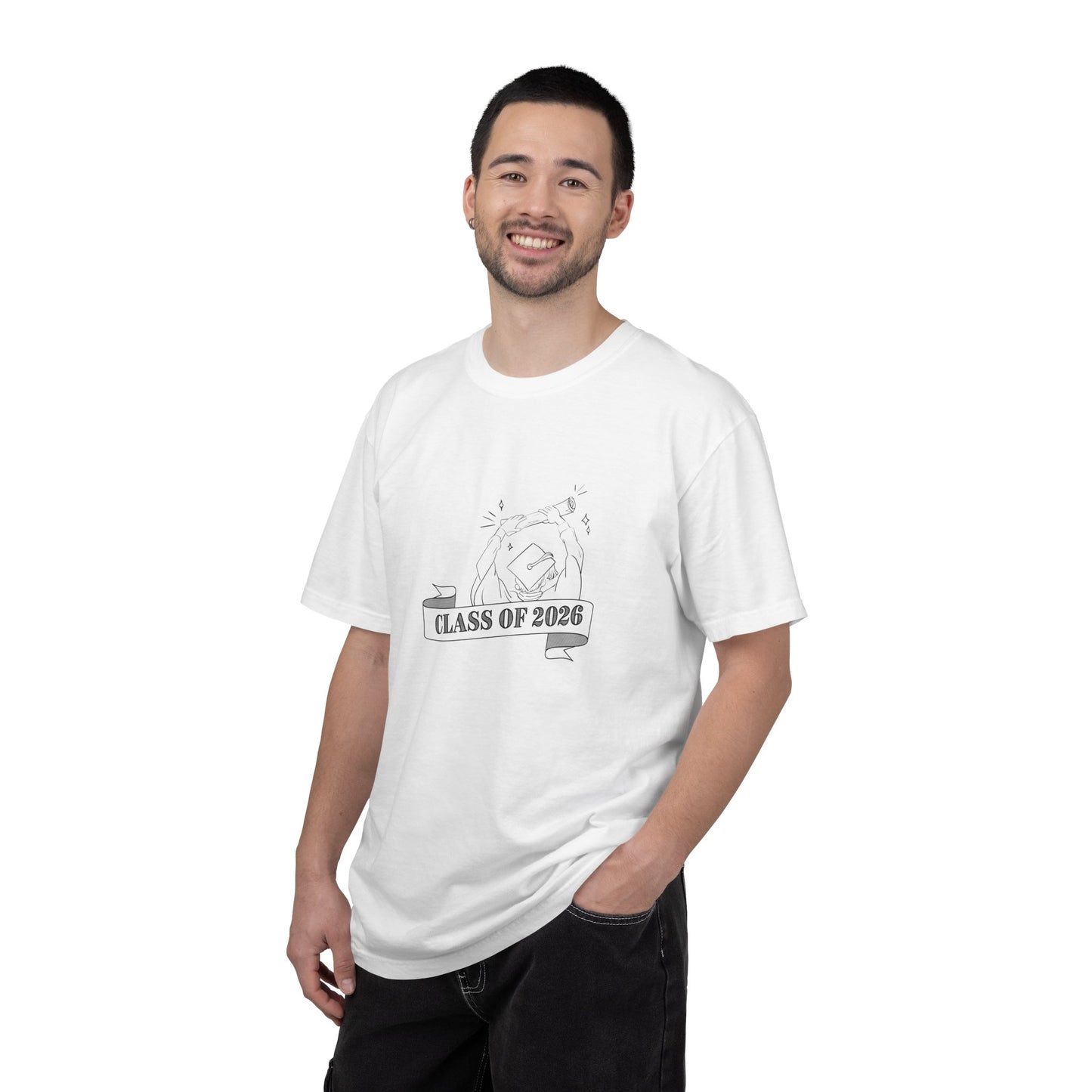 Class of 2026 Graduation T-Shirt — Cap & Banner Senior Tee