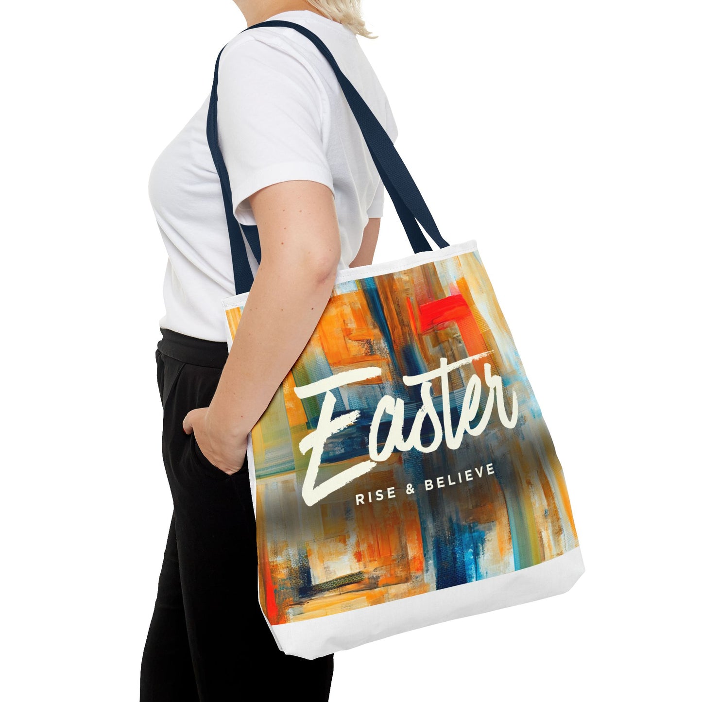 Easter Abstract Art Tote