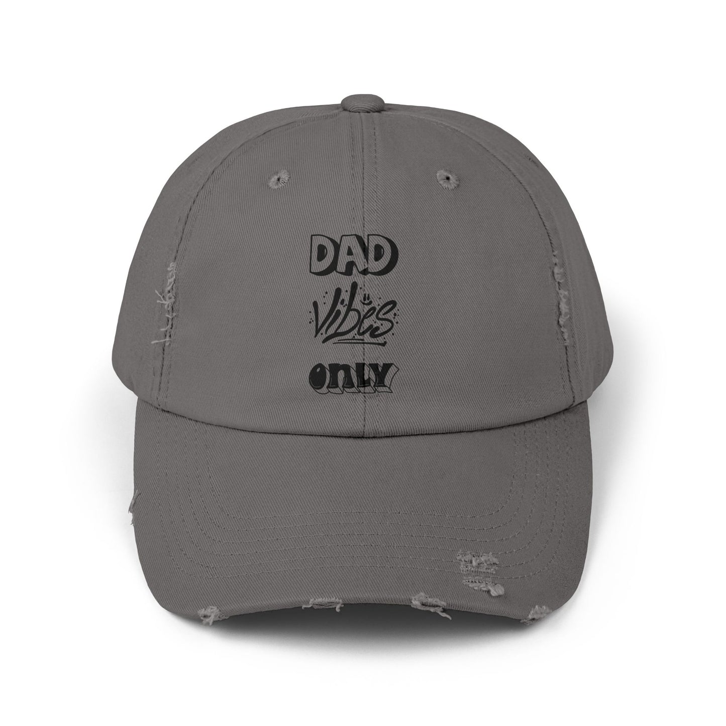 Dad Vibes Only Distressed Cap
