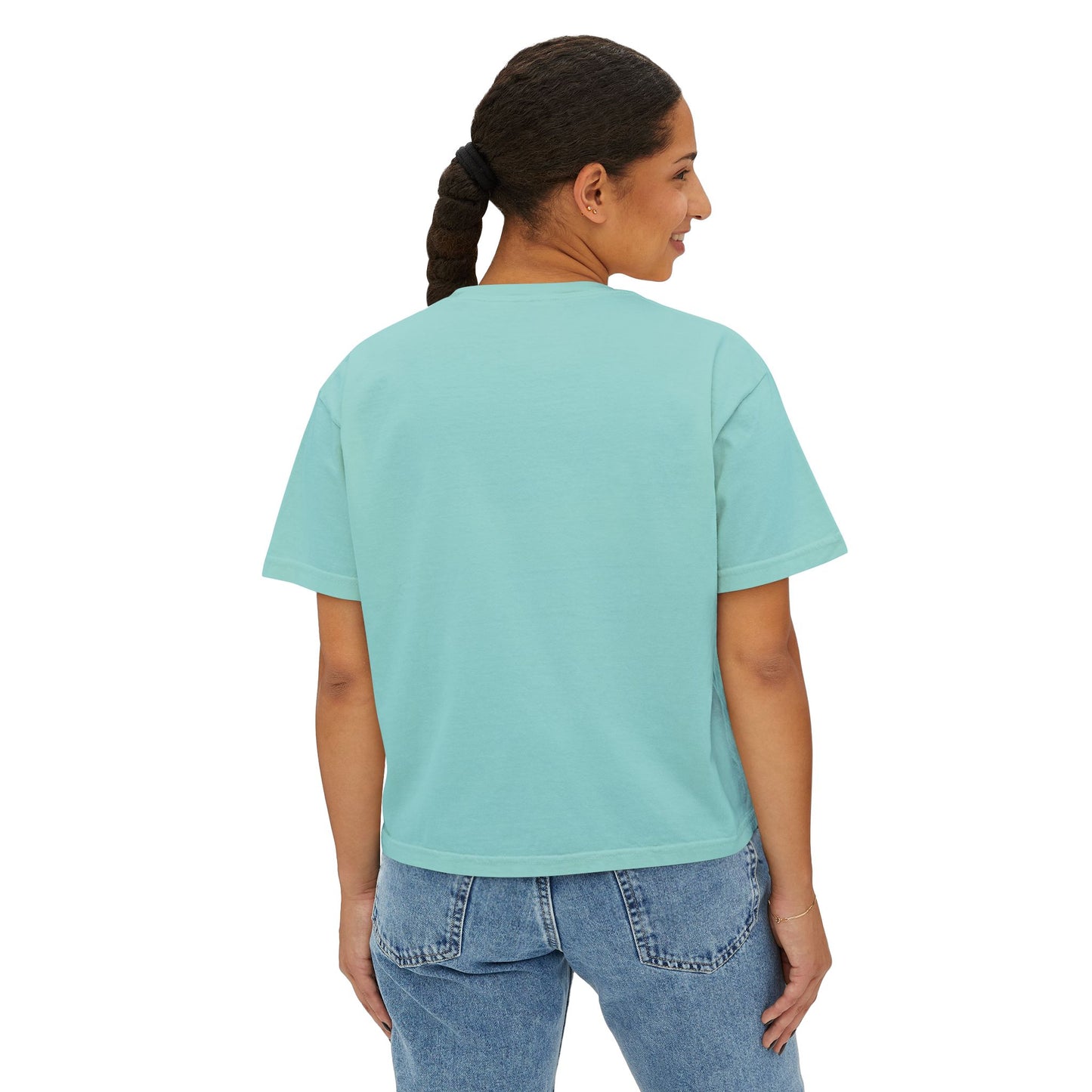 Mom Crown Boxy Tee - Stylish Women's T-Shirt for Mother's Day