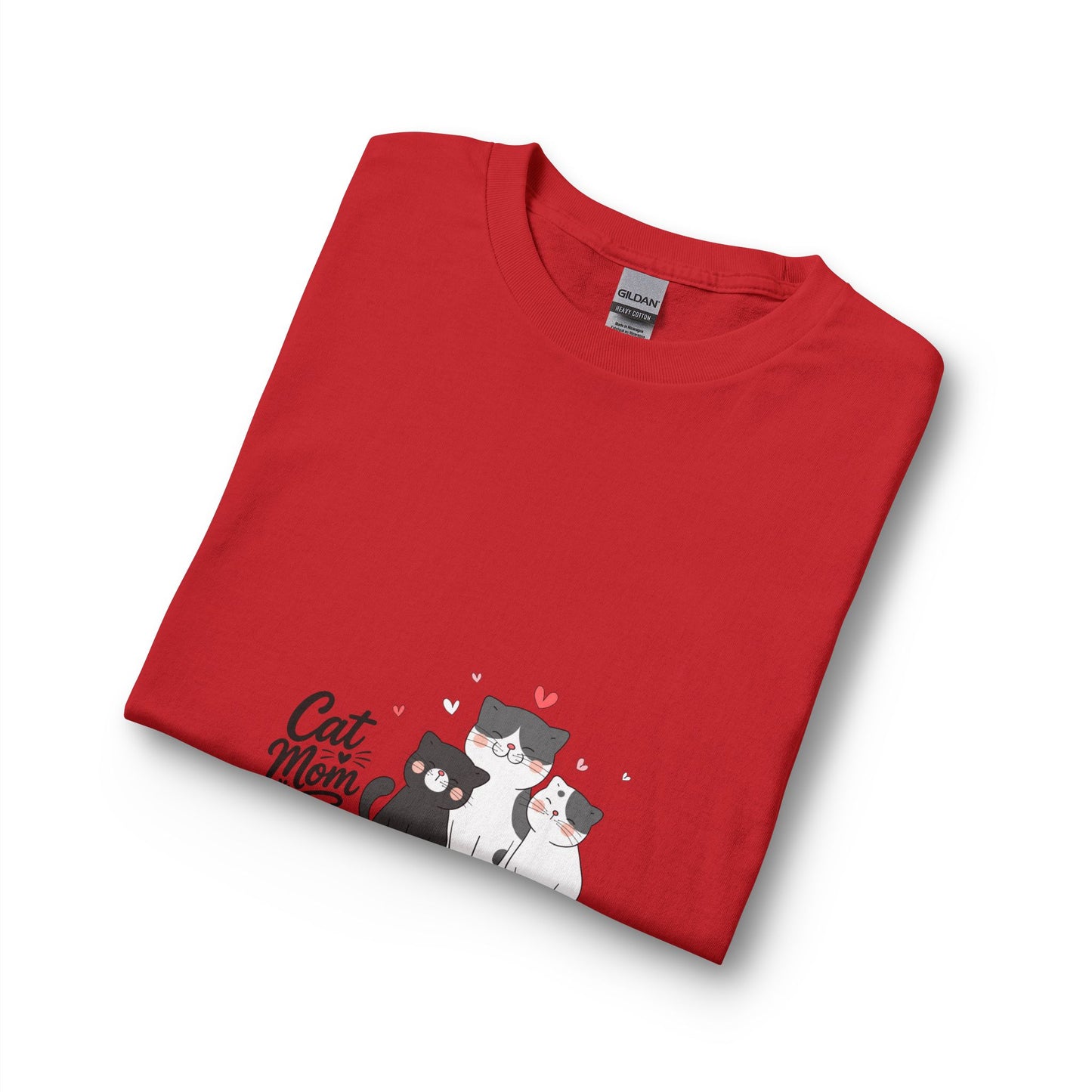 Cat Mom Long Sleeve Tee — Cute Cat Family Graphic Shirt
