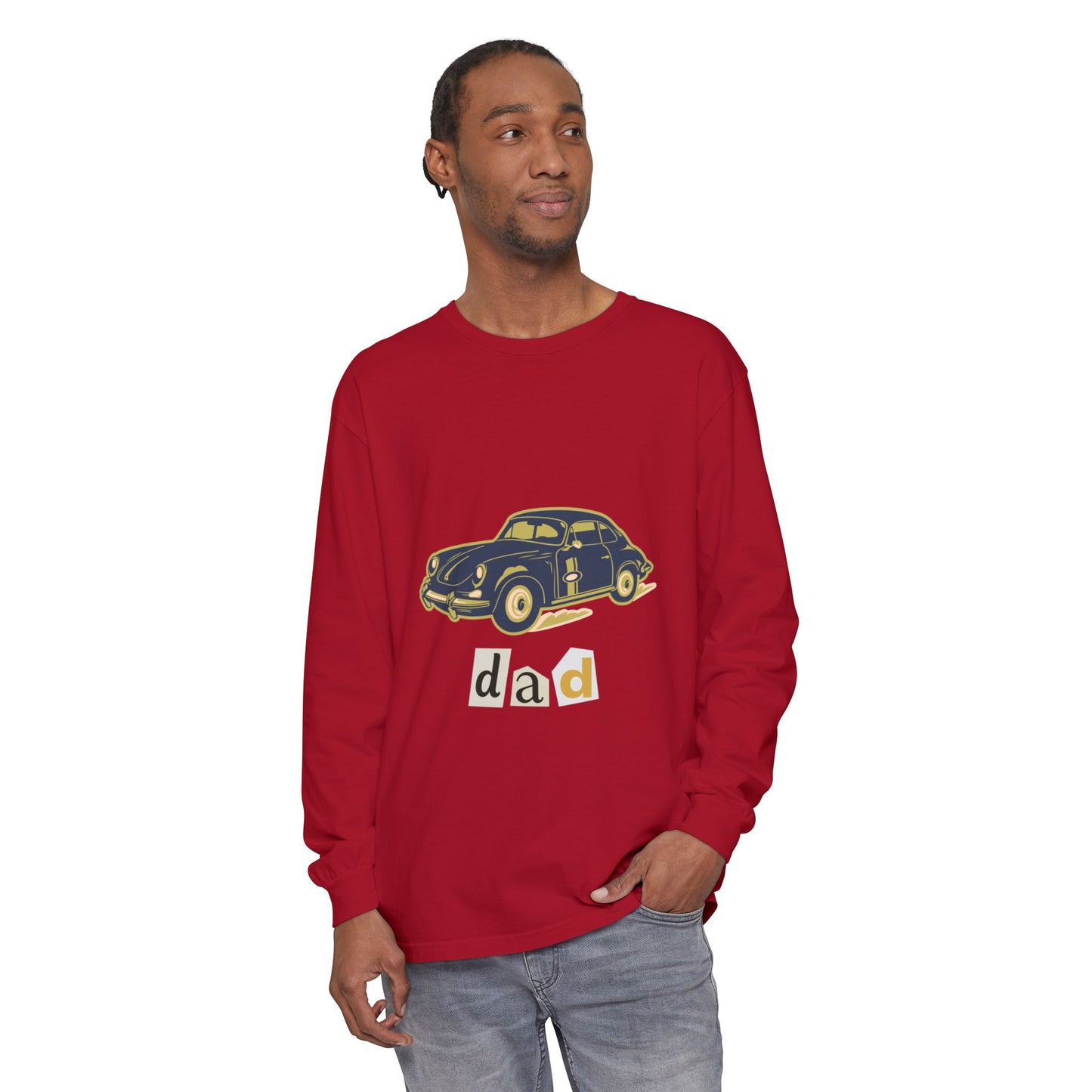 Vintage Car "dad" Long Sleeve T-Shirt
