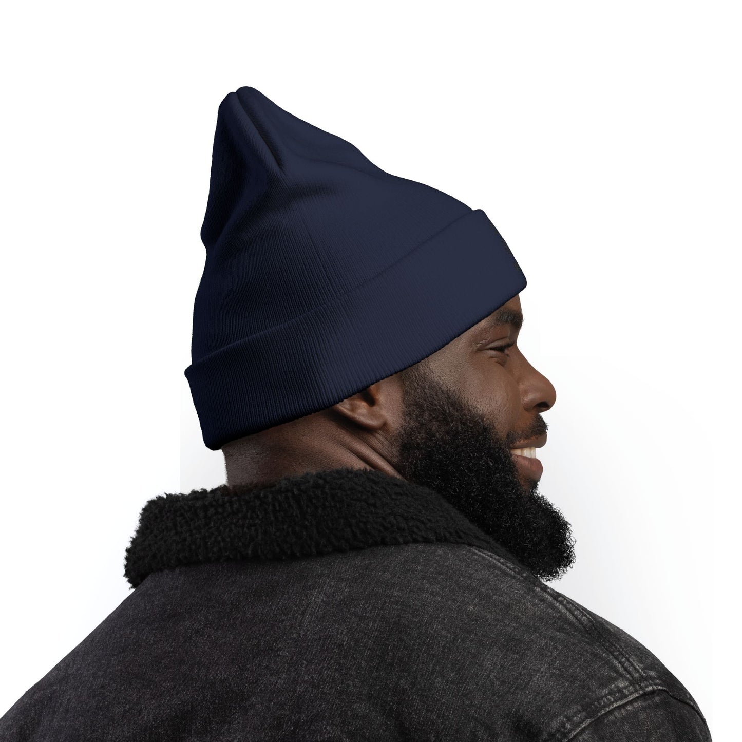 Dad Vibes Only Embroidered Knit Beanie