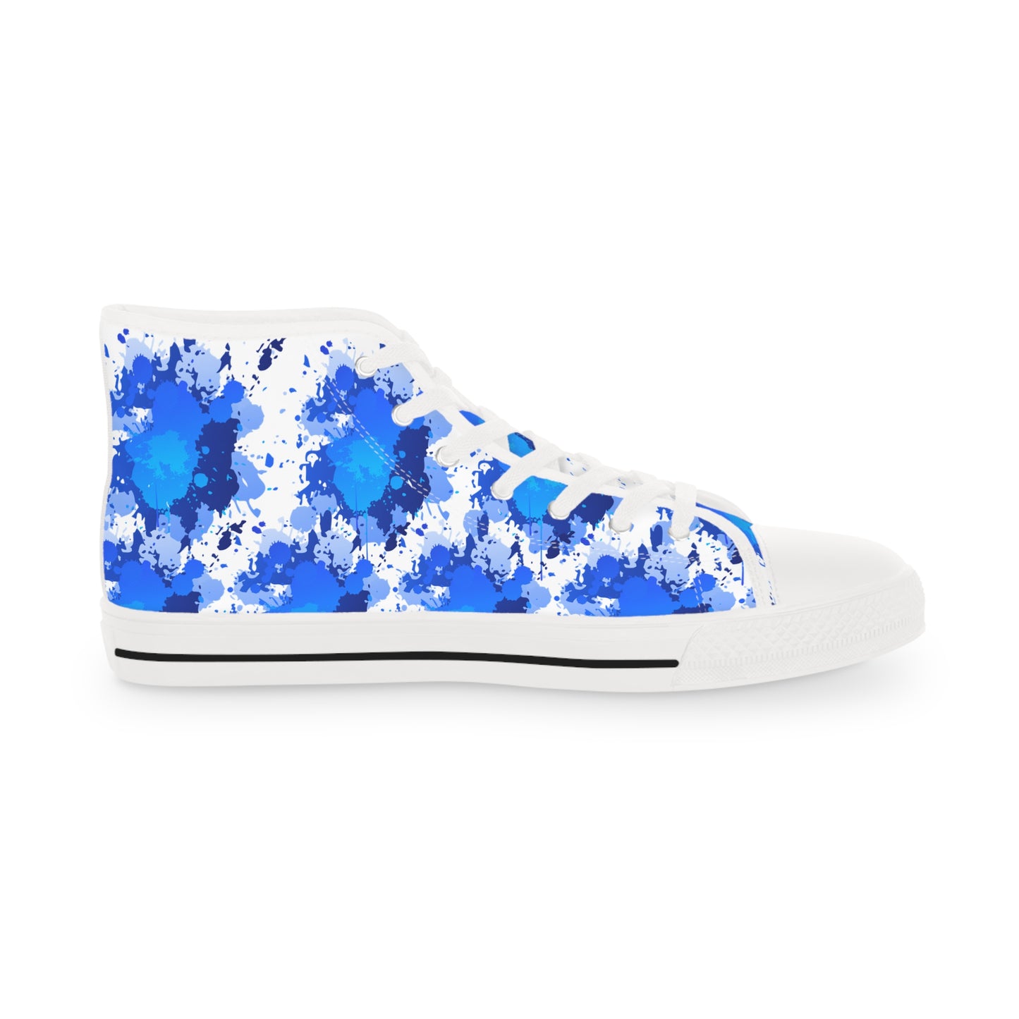 Blue Cloud Tie-Dye High Top Sneakers