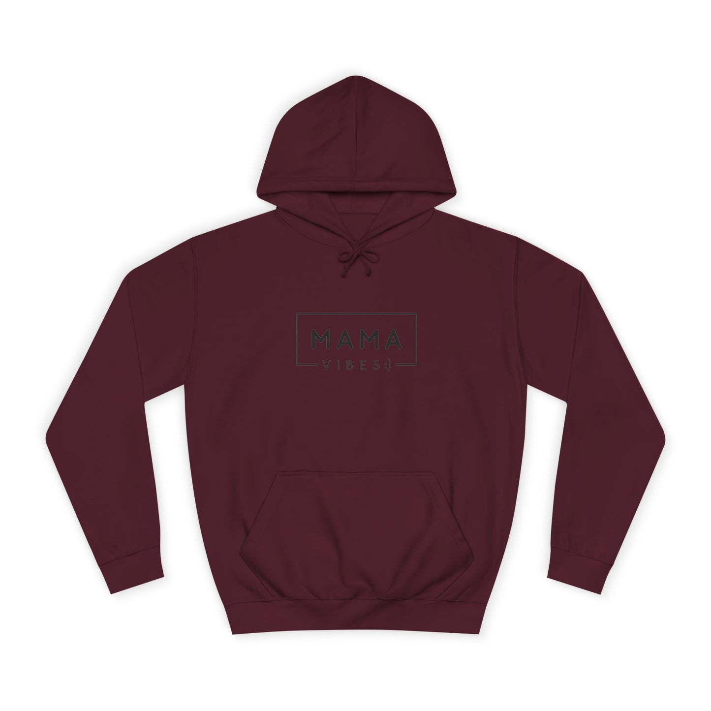 Mama Minimalist Hoodie — Simple 'MAMA' Script Pullover for New Moms & Mother's Day Gift