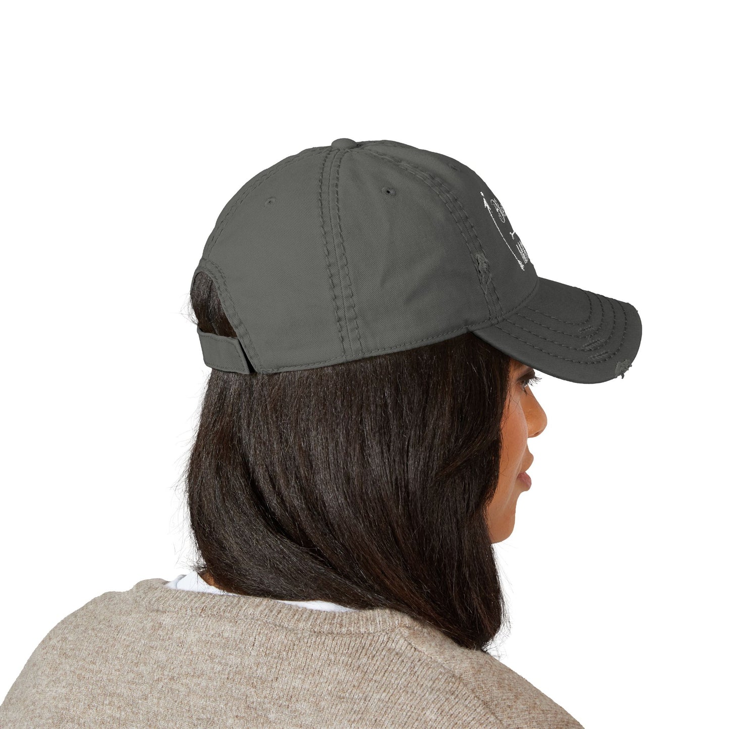 Blessed Mama Embroidered Distressed Dad Hat