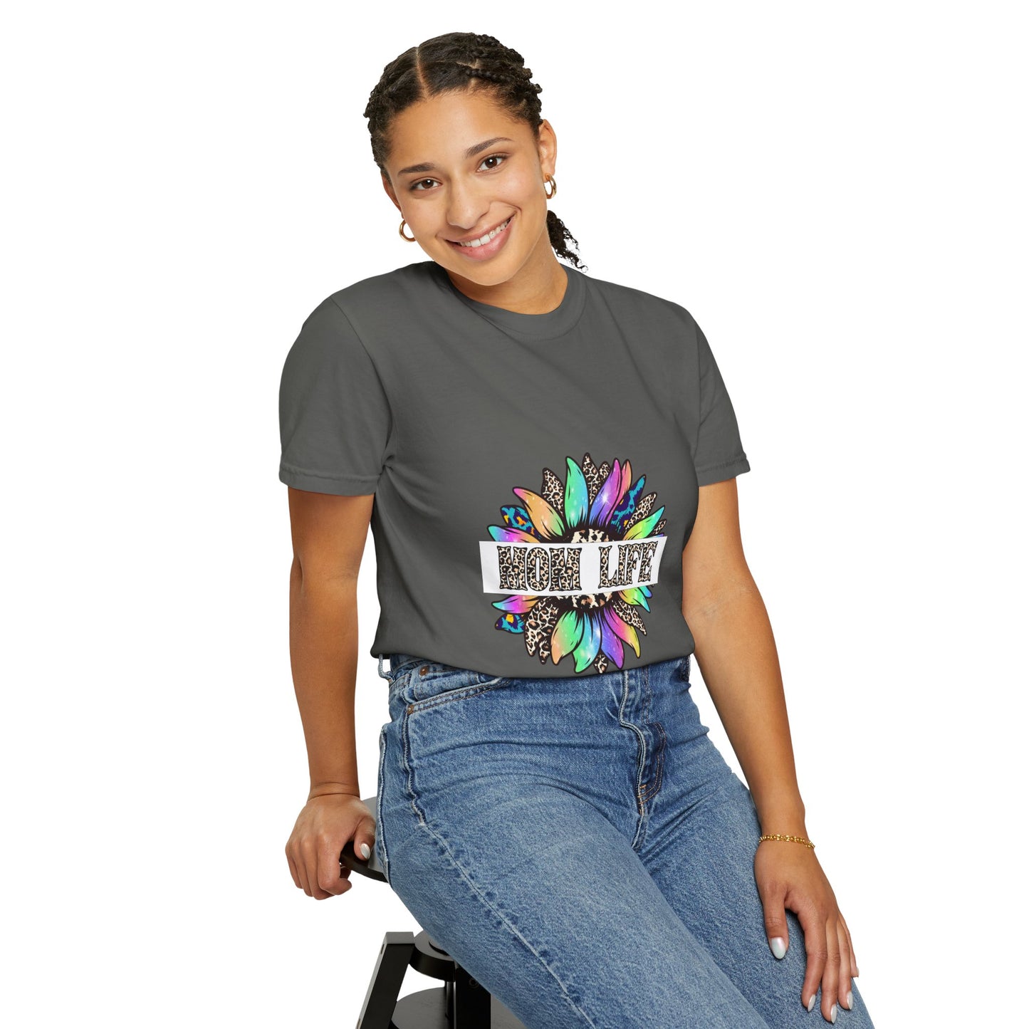 High Life Floral T-Shirt — Colorful Mandala Graphic Tee