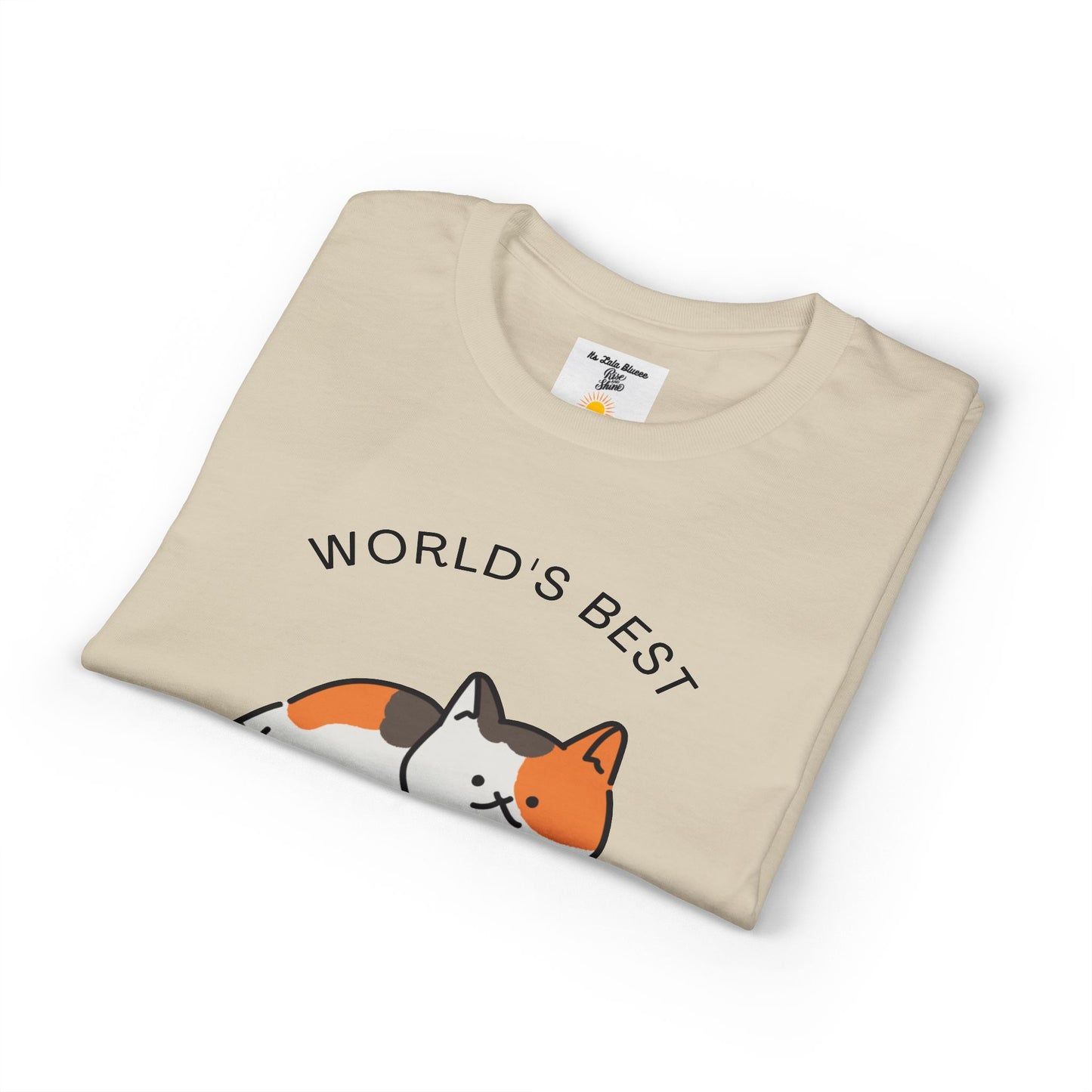 World's Best Cat Mom T-Shirt — Cute Calico Cat Tee for Cat Lovers