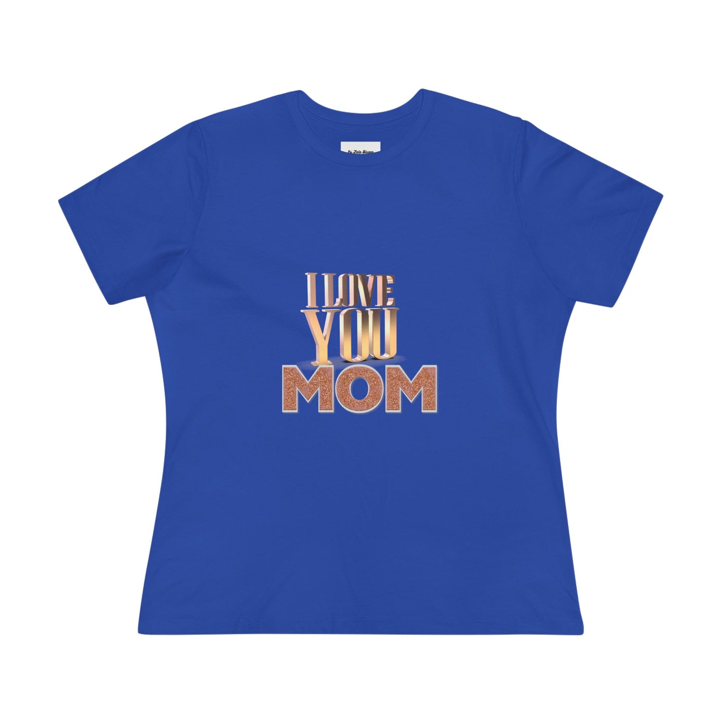 I Love You Mom Cotton Tee - Perfect Gift for Mother's Day