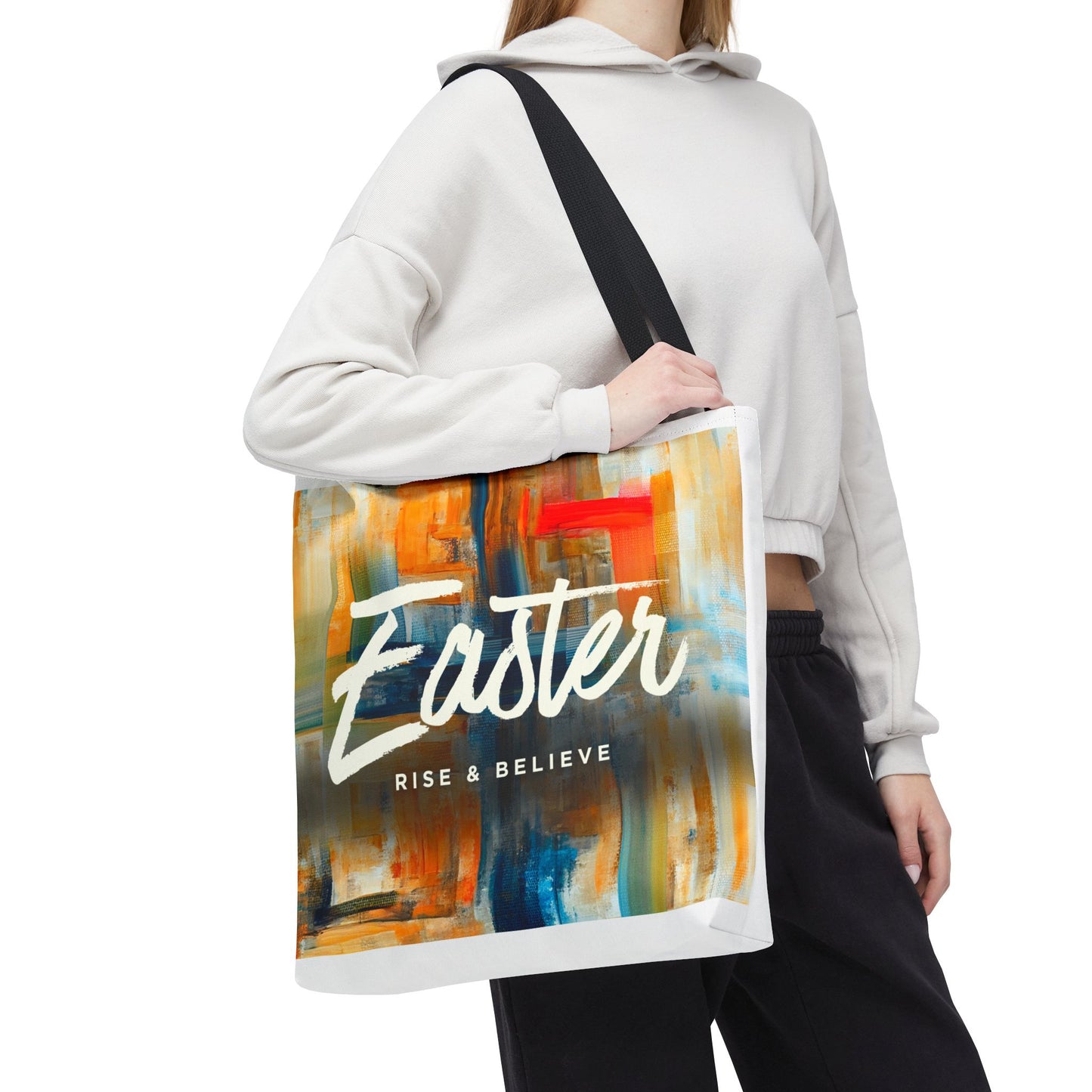 Easter Abstract Art Tote