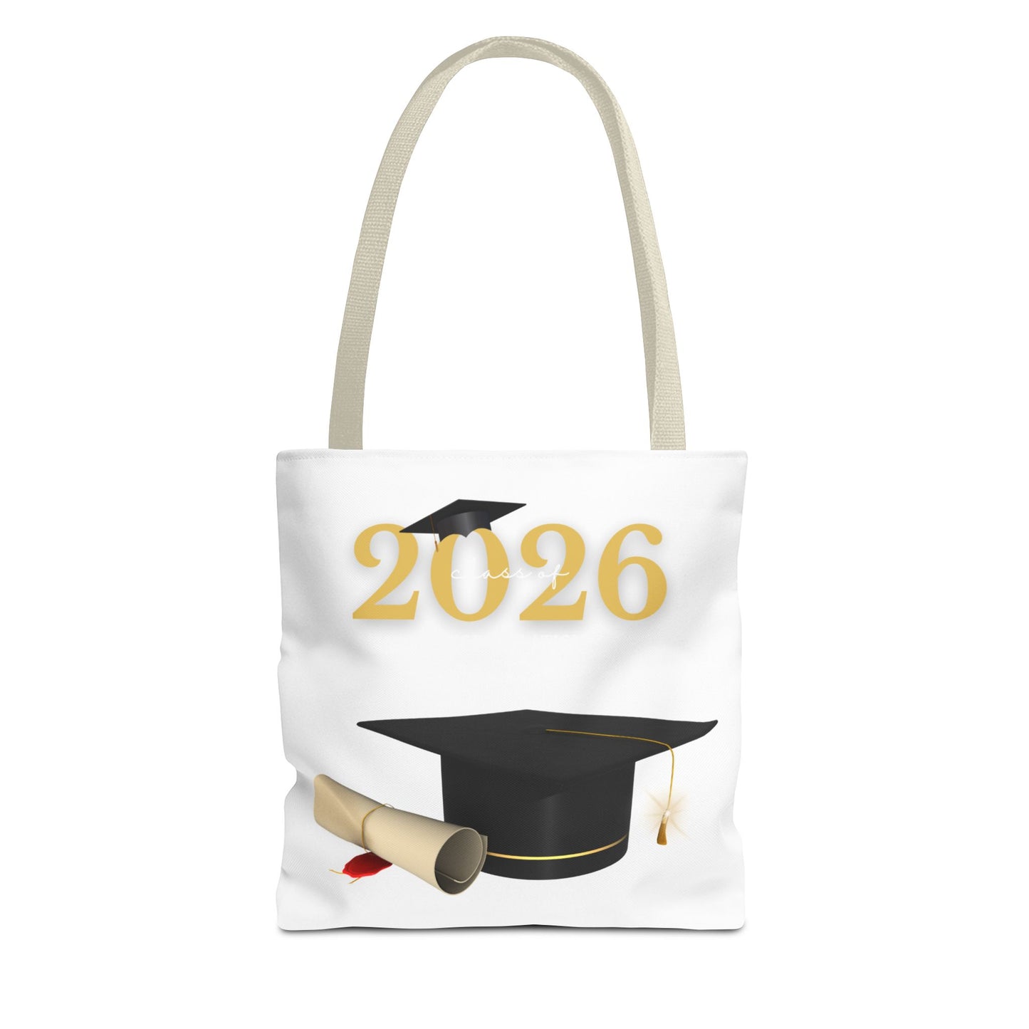 2026 Graduation Tote Bag – Class of 2026 Cap & Diploma Celebration Bag