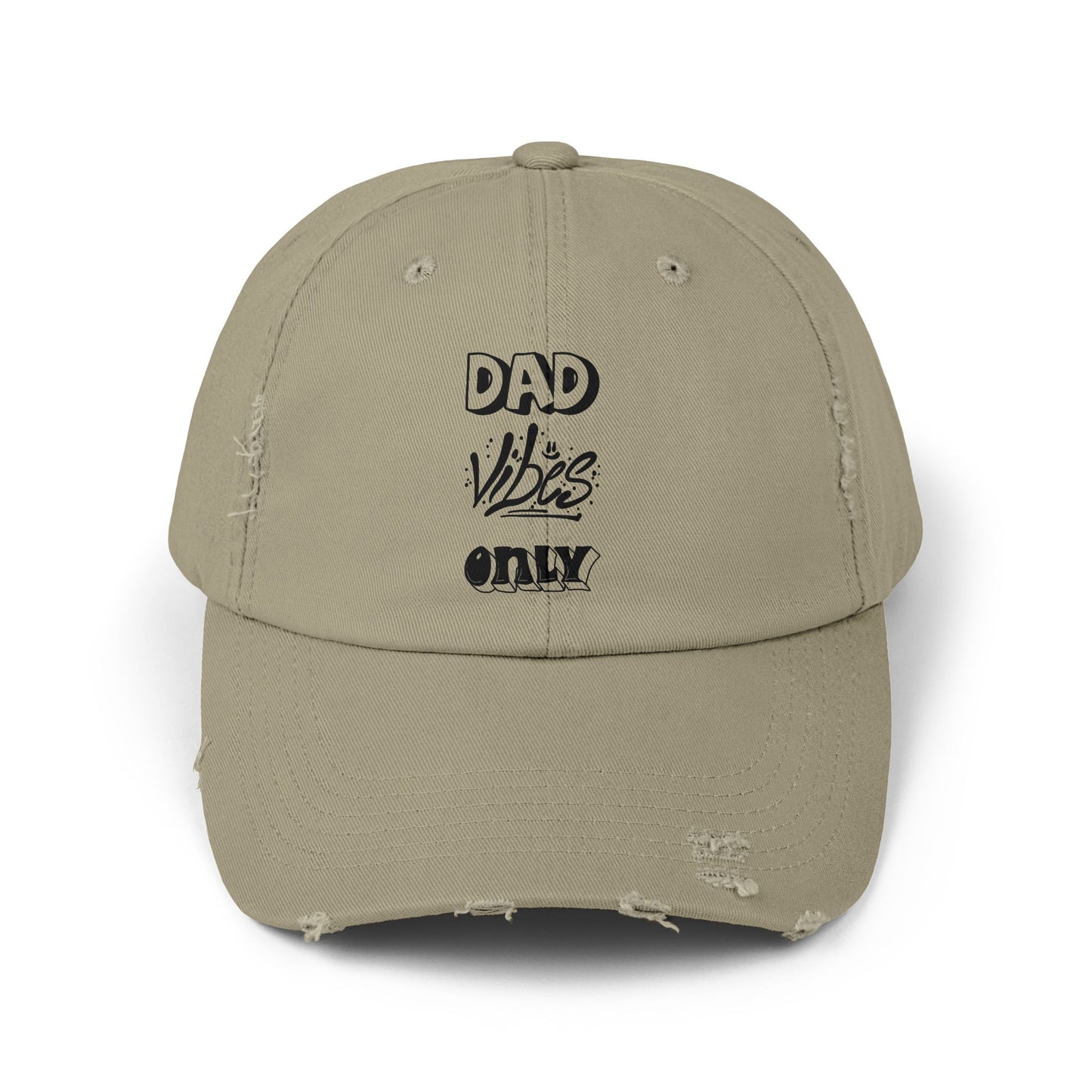 Dad Vibes Only Distressed Cap