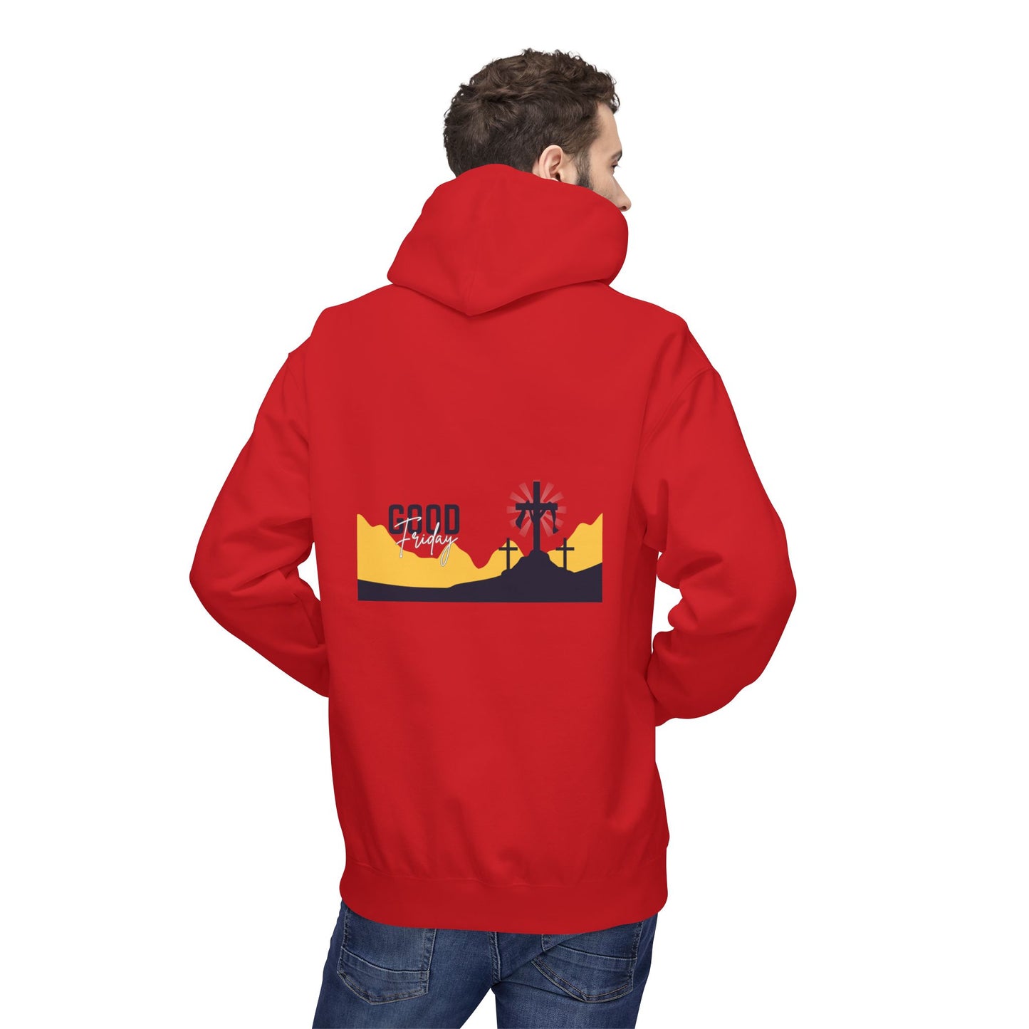 Good Friday Cross Hoodie — Christian Easter Religious Pullover