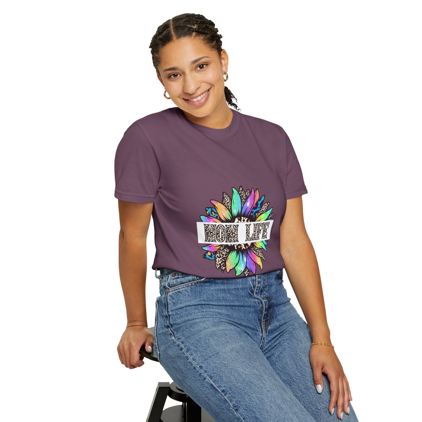High Life Floral T-Shirt — Colorful Mandala Graphic Tee