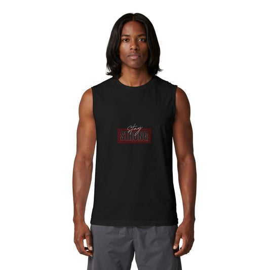 Stay Strong Muscle Tank — Motivational Fitness Tank Top