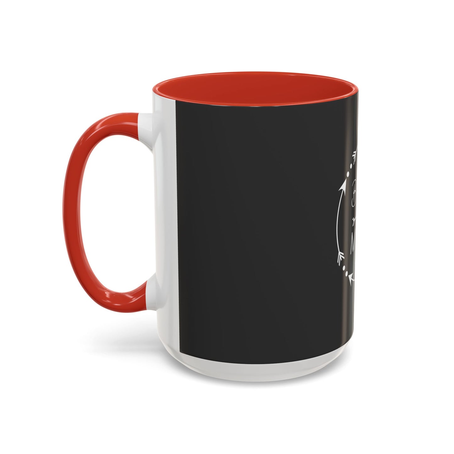 Blessed Mama Accent Coffee Mug – Black 11/15oz Gift for Moms