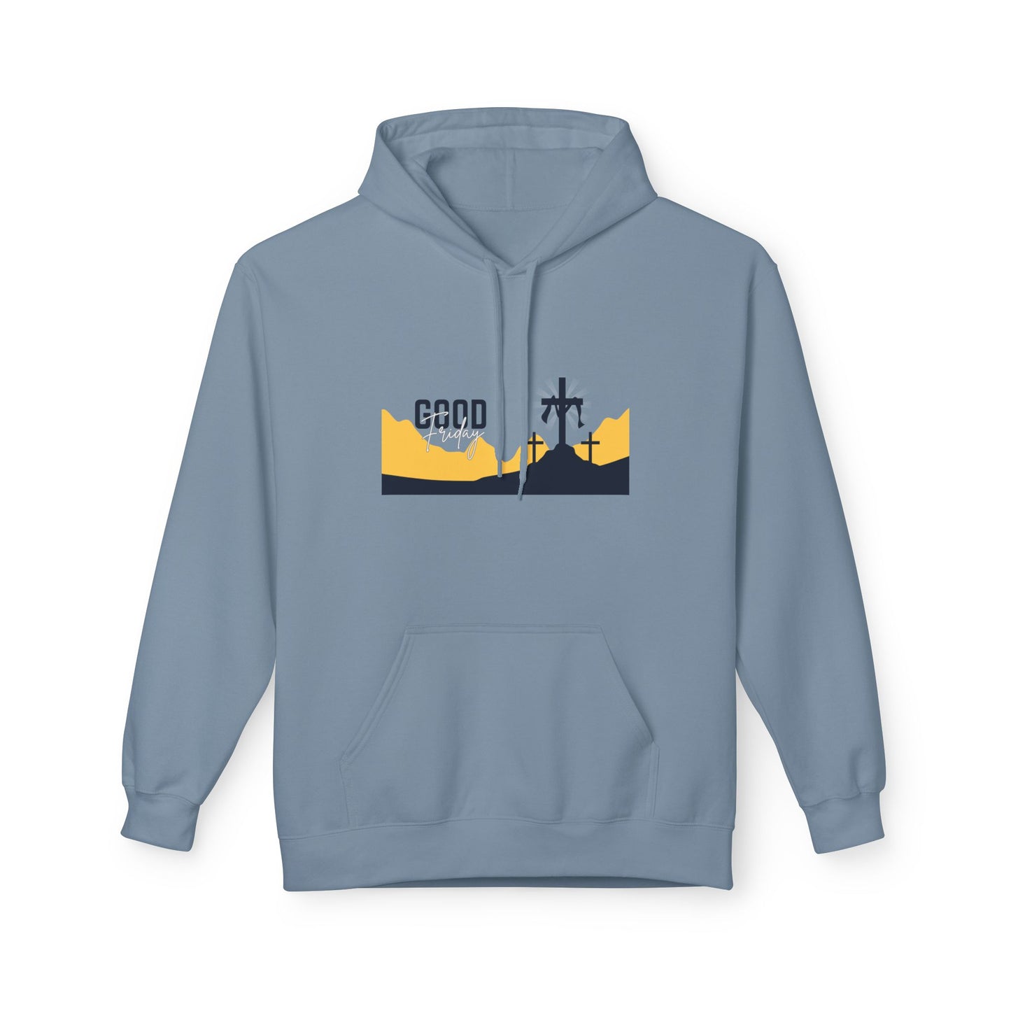 Good Friday Cross Hoodie — Christian Easter Religious Pullover