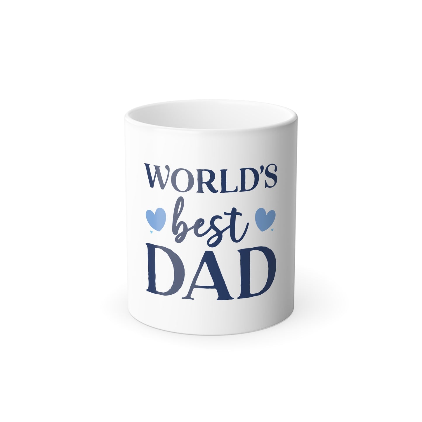 World's Best Dad Color-Changing Mug — 11oz Gift for Father’s Day