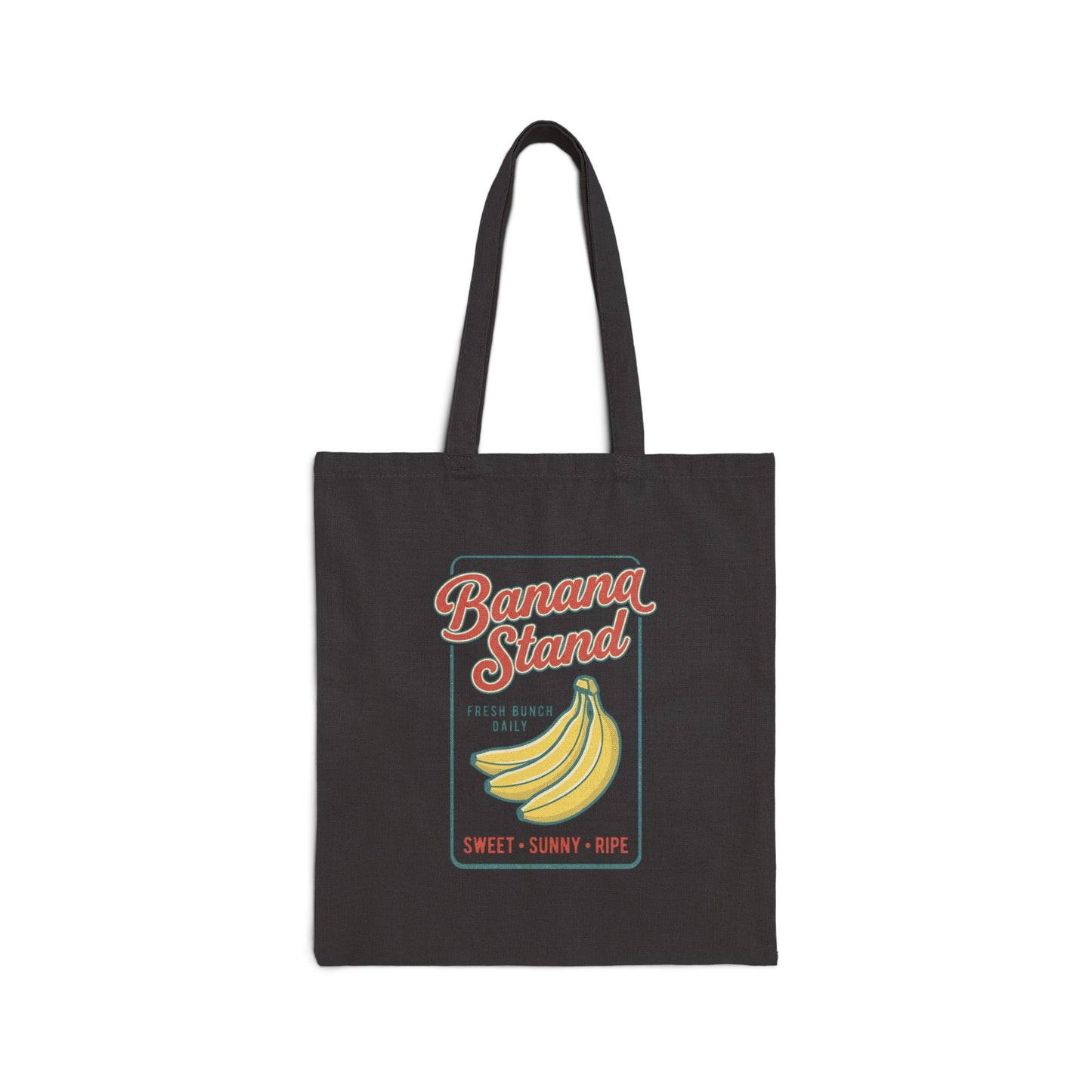 Banana Stand Illustration Tote | Vintage Food Graphics, Retro Diner Fruit