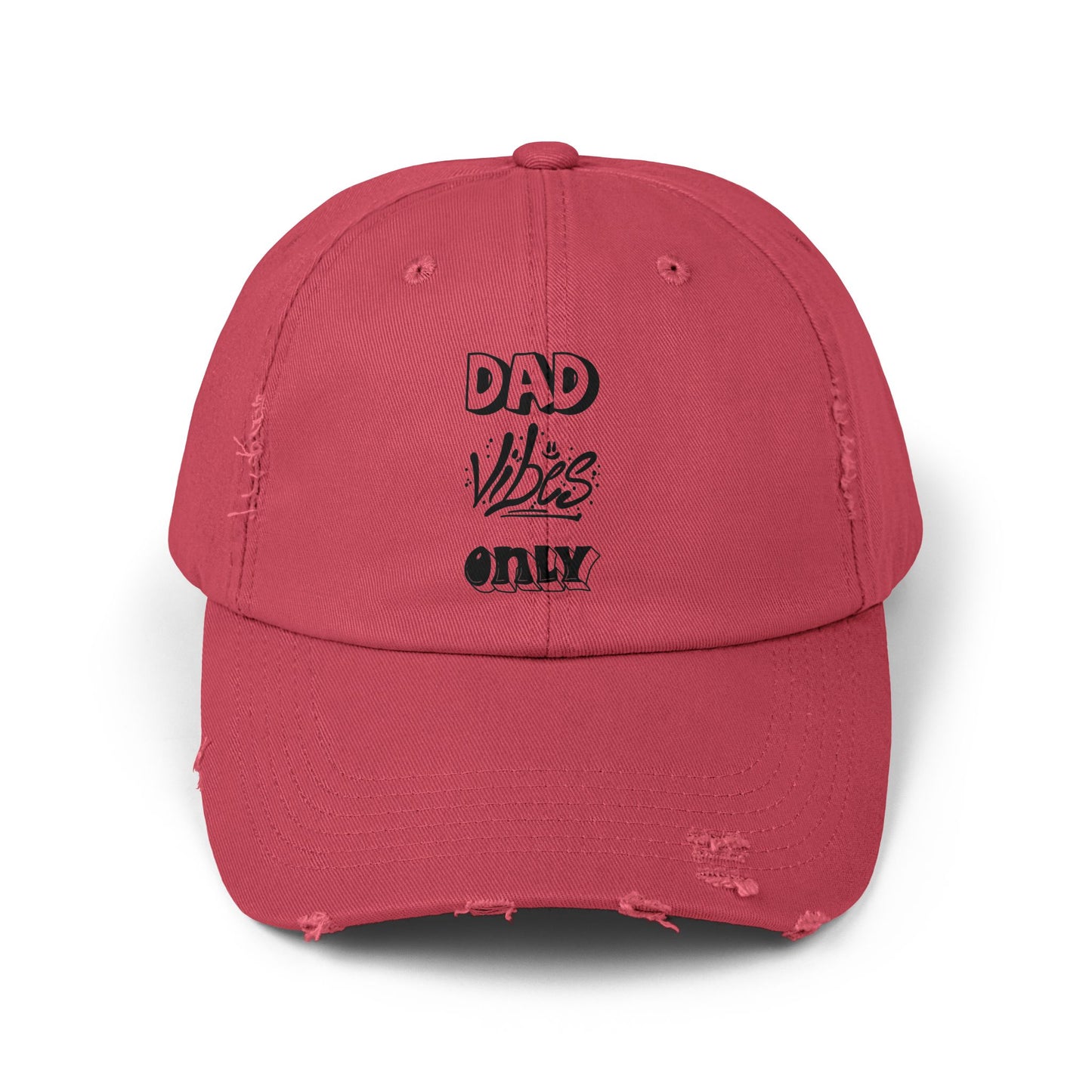 Dad Vibes Only Distressed Cap