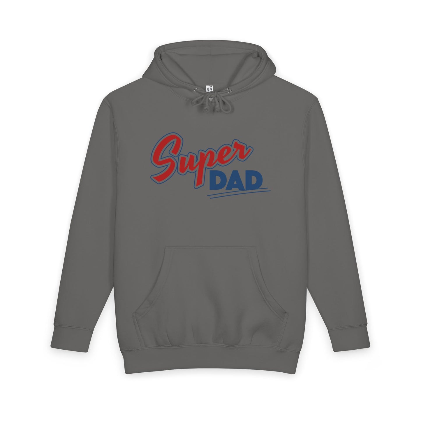 Super Dad Hoodie — Retro Script Fathers Day Pullover