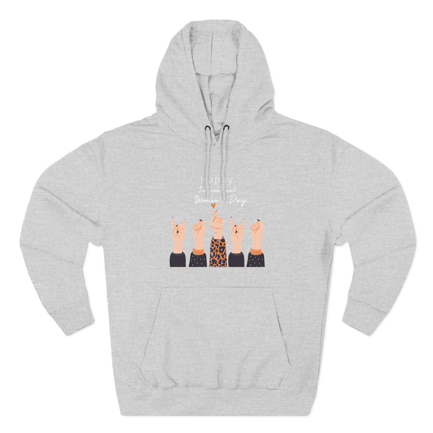 Feminine Fist Hoodie — Girl Power Graphic Pullover