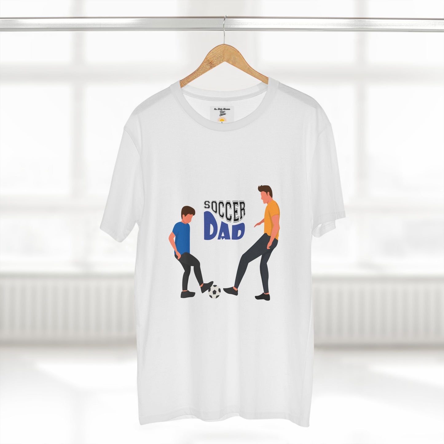 Soccer Dad T‑Shirt — Father & Child Playing Soccer Graphic Tee
