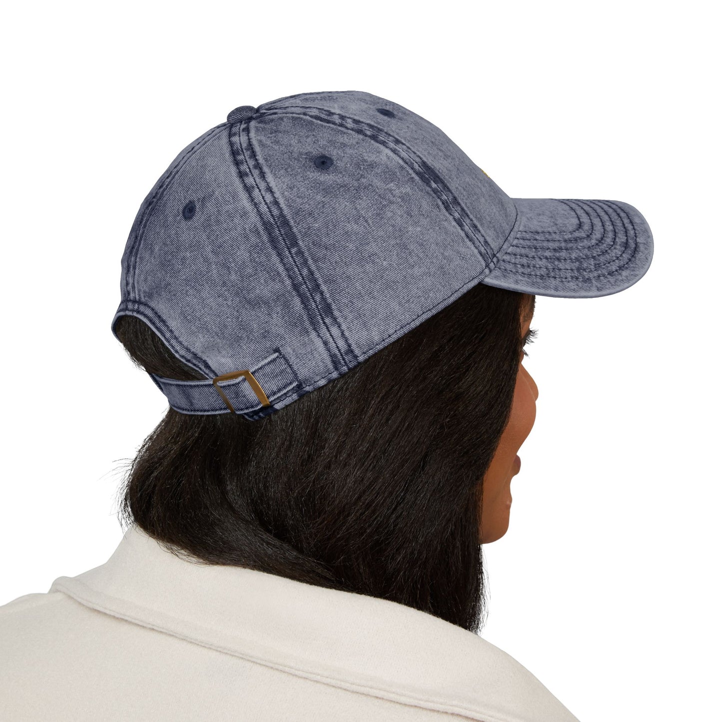 Embroidered 'Queen' Vintage Baseball Cap - Distressed Red Crown Hat