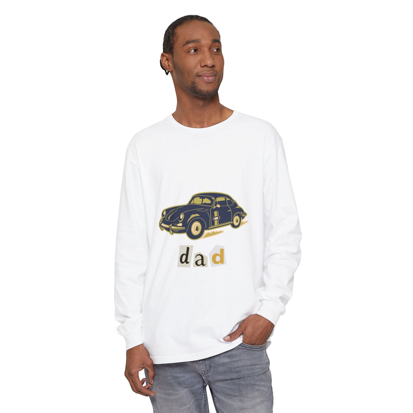 Vintage Car "dad" Long Sleeve T-Shirt